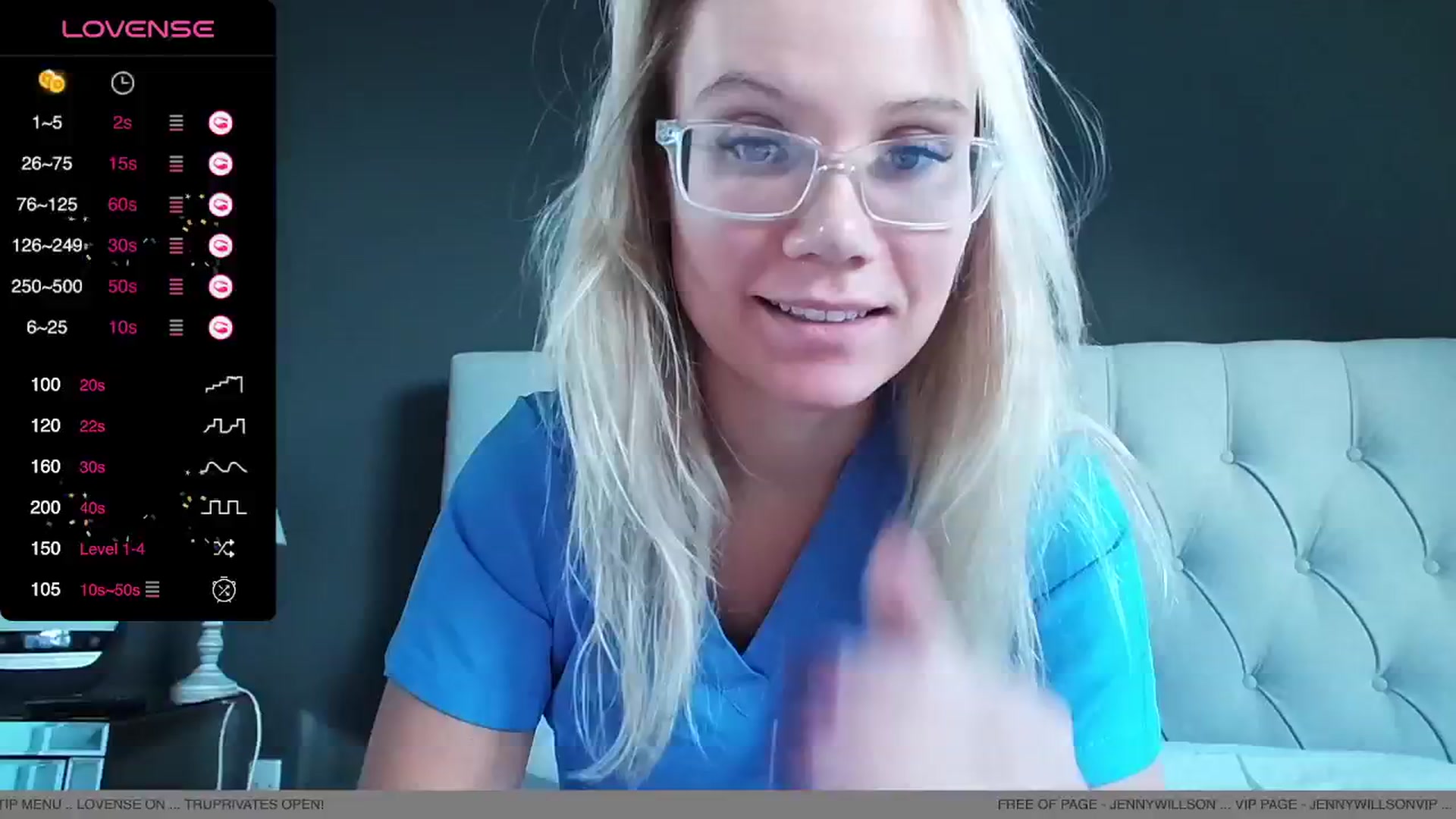 Gallery image thumbnail from JennyWillson's myfreecams stream on, 11/25/2024, 13:11 image 5 of 20