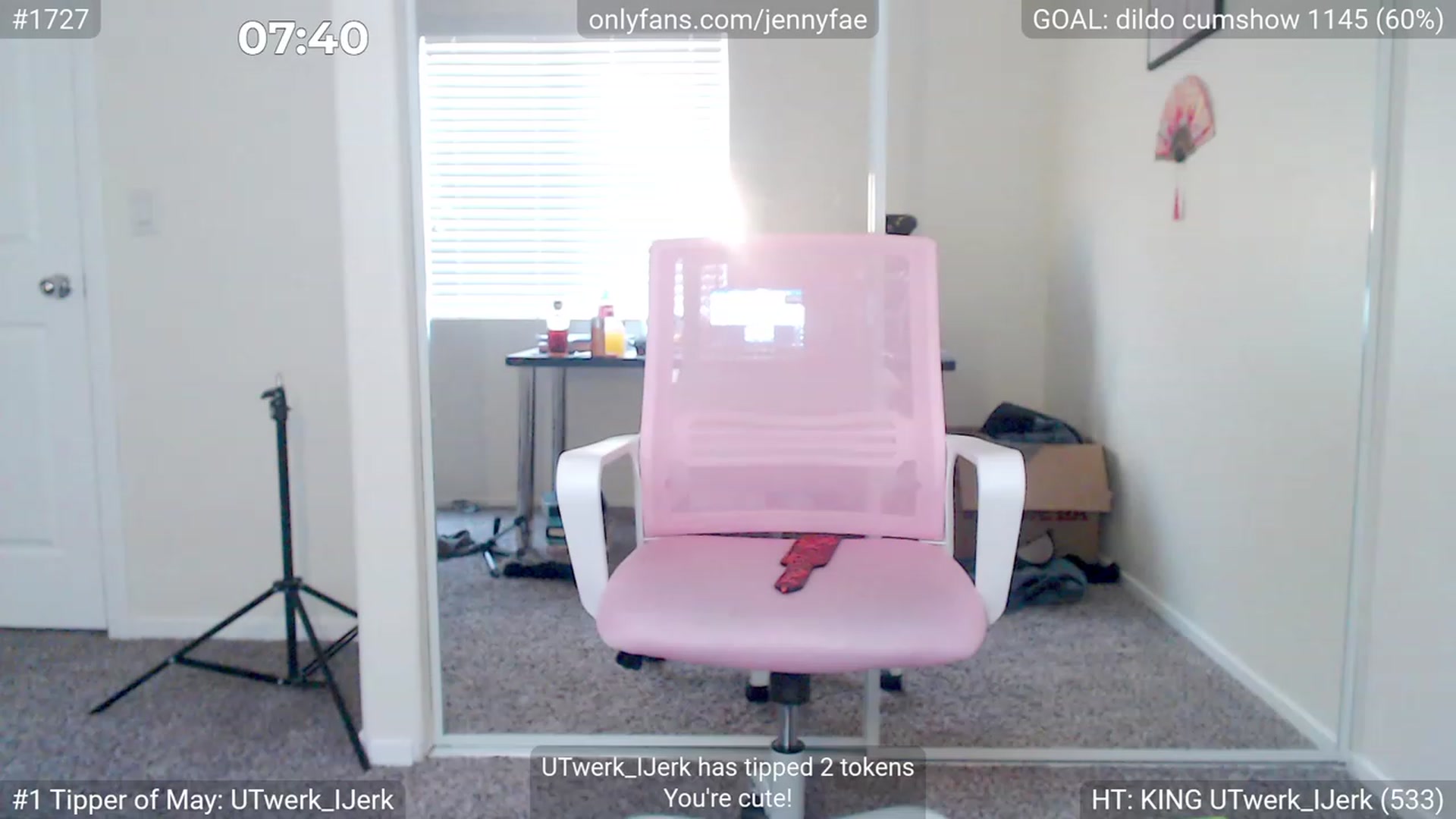 Gallery image thumbnail from Jennyyfae's myfreecams stream on, 05/17/2023, 02:20 image 4 of 20
