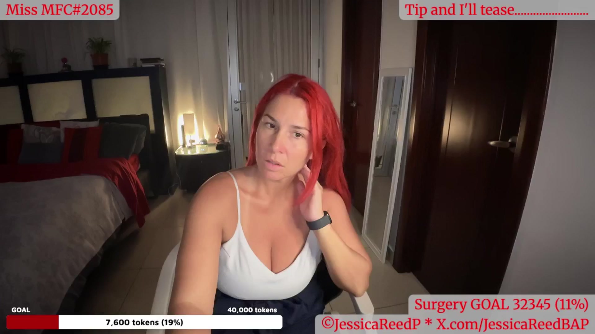 Gallery image thumbnail from JessicaReedP's myfreecams stream on, 06/11/2025, 01:24 image 1 of 20