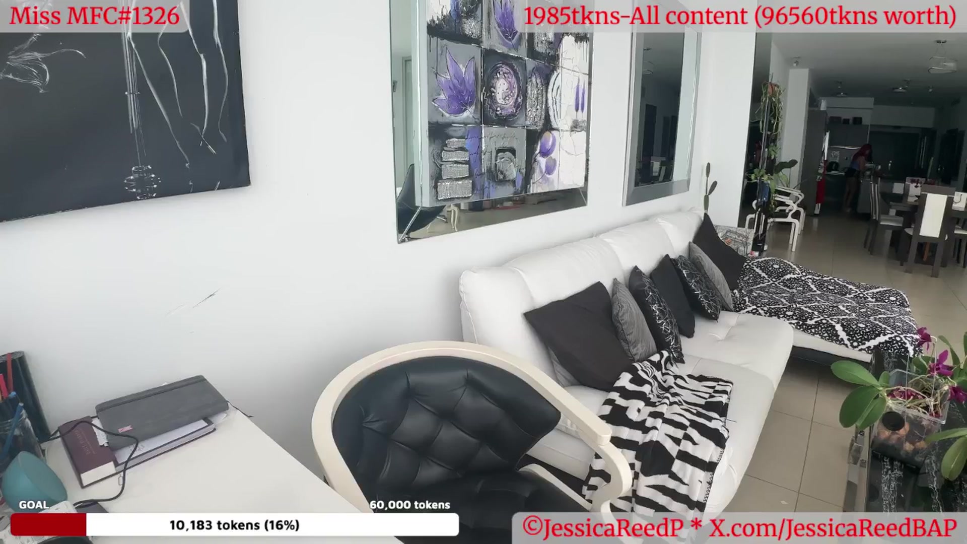 Gallery image thumbnail from JessicaReedP's myfreecams stream on, 06/25/2025, 19:18 image 4 of 20