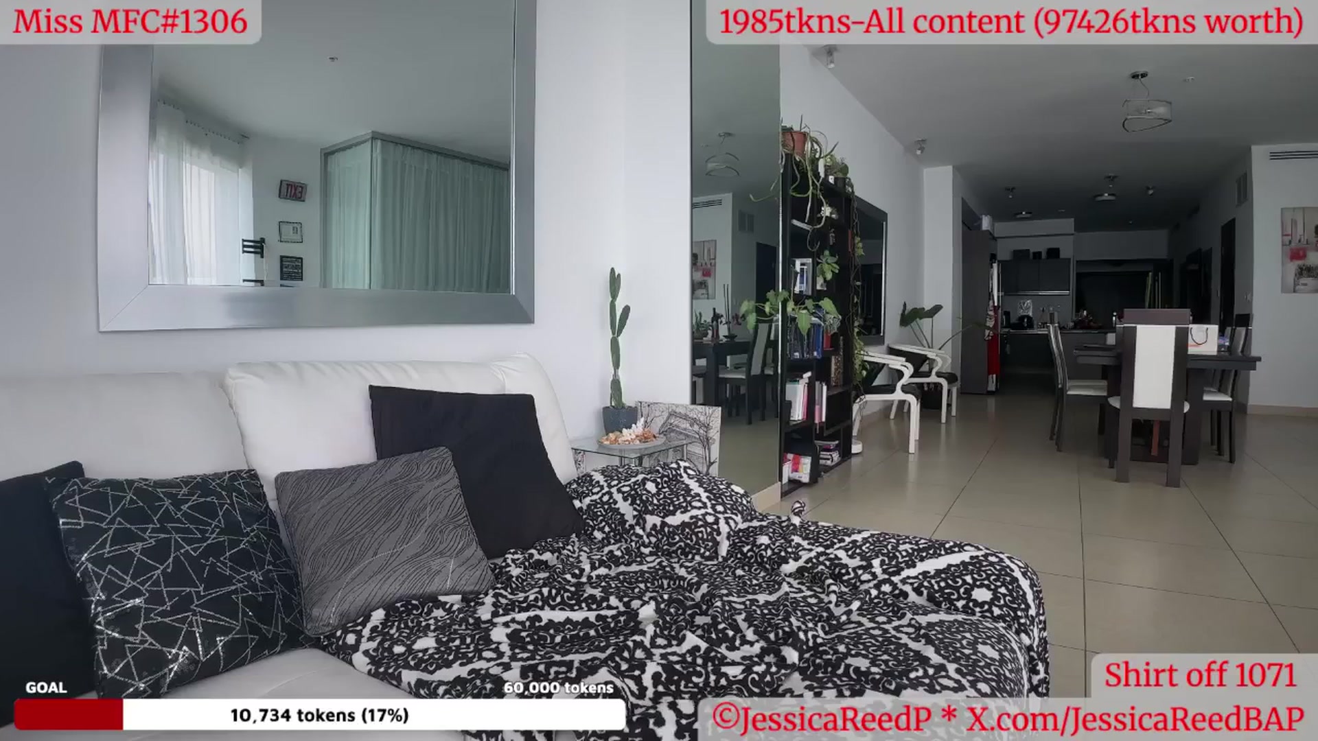 Gallery image thumbnail from JessicaReedP's myfreecams stream on, 06/25/2025, 19:18 image 16 of 20