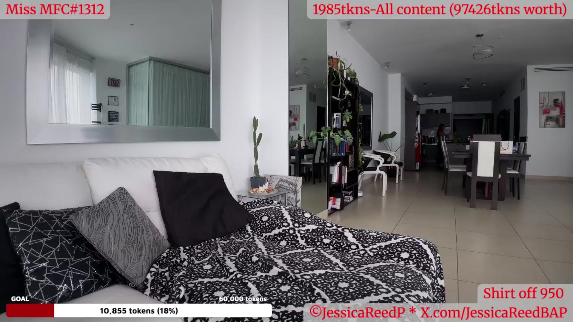 Gallery image thumbnail from JessicaReedP's myfreecams stream on, 06/25/2025, 23:37 image 2 of 20