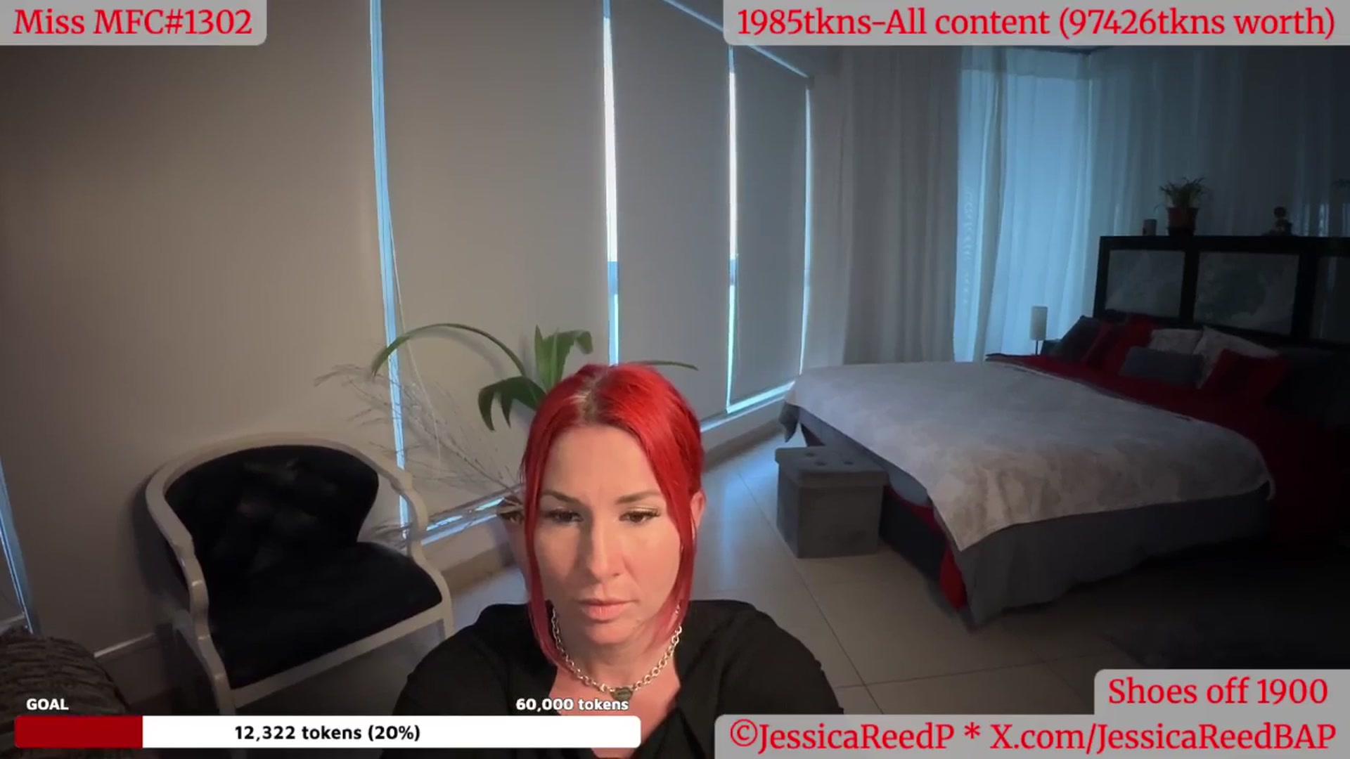 Gallery image thumbnail from JessicaReedP's myfreecams stream on, 06/27/2025, 01:03 image 6 of 20