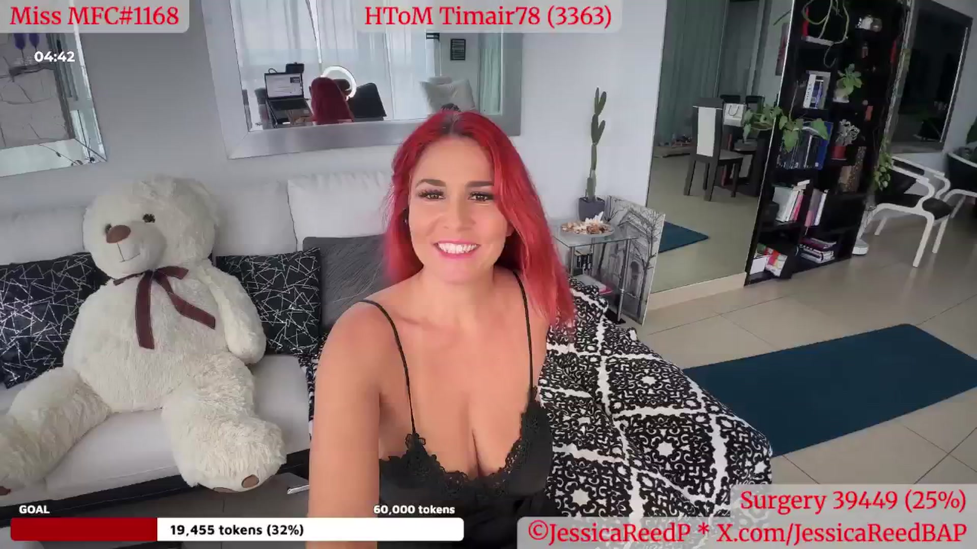 Gallery image thumbnail from JessicaReedP's myfreecams stream on, 06/28/2025, 22:56 image 19 of 20
