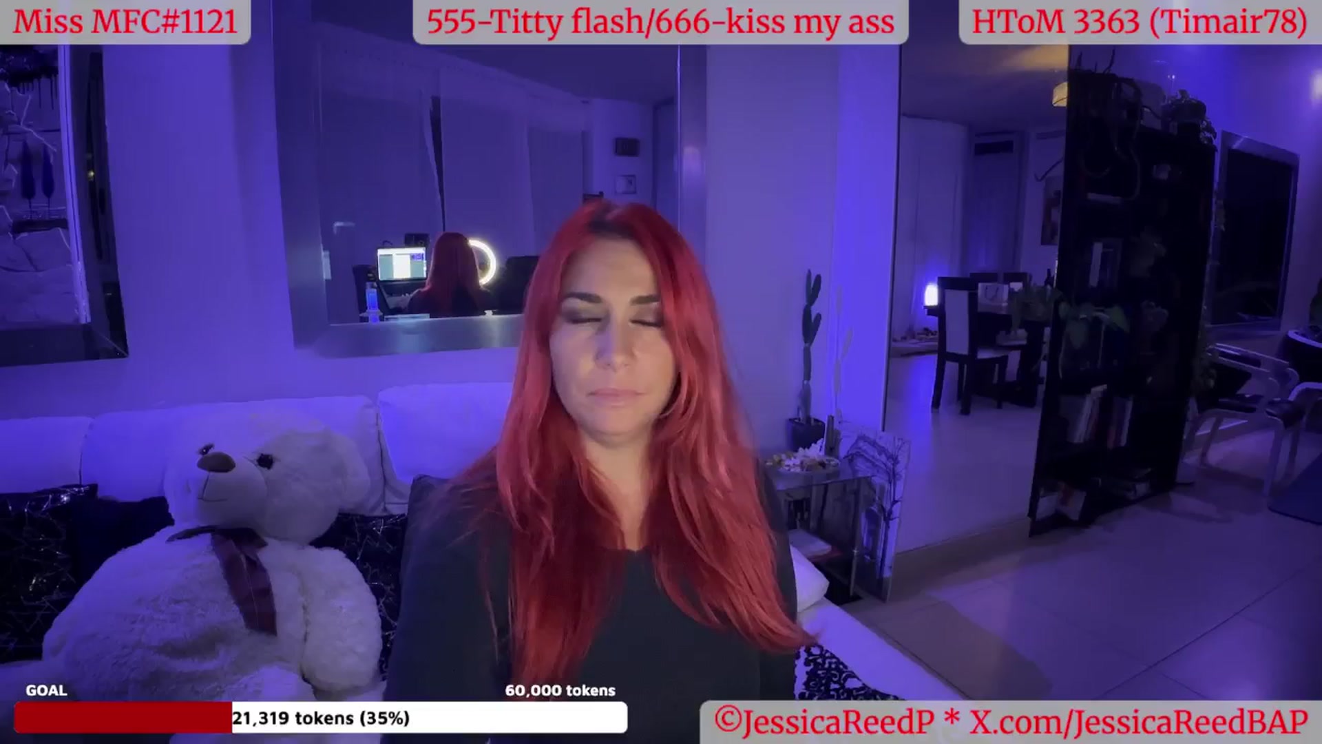 Gallery image thumbnail from JessicaReedP's myfreecams stream on, 06/29/2025, 02:51 image 15 of 20