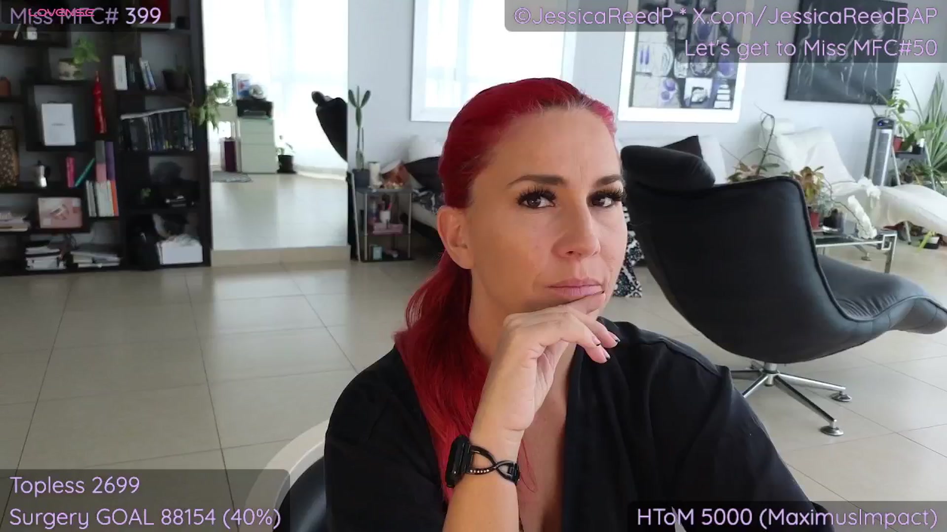 Gallery image thumbnail from JessicaReedP's myfreecams stream on, 10/06/2025, 21:42 image 1 of 20