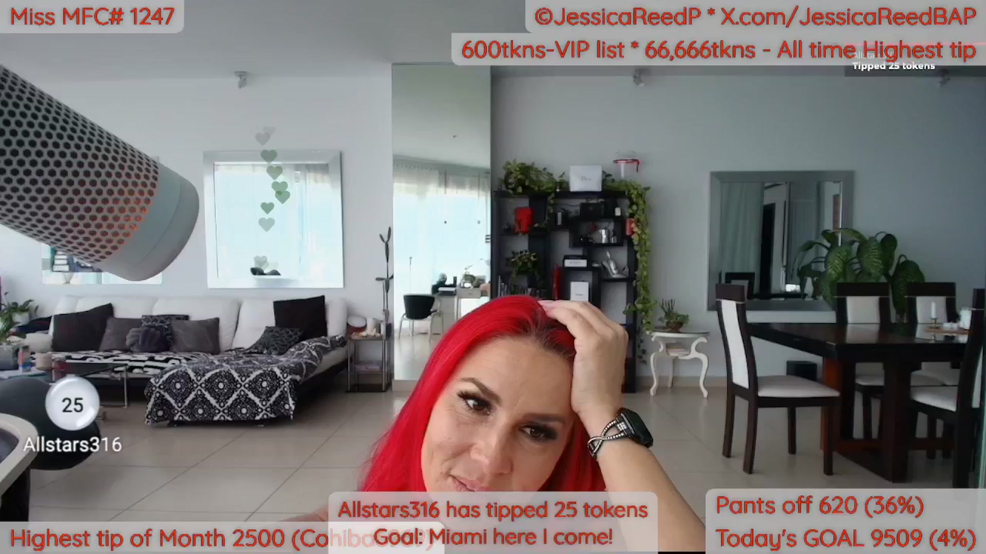 Gallery image thumbnail from JessicaReedP's myfreecams stream on, 03/25/2026, 21:21 image 2 of 20