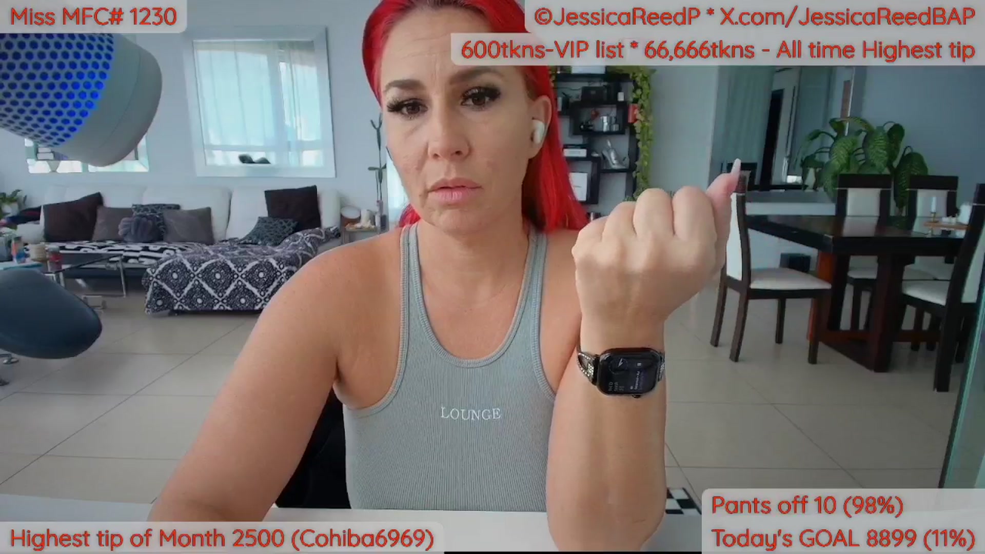 Gallery image thumbnail from JessicaReedP's myfreecams stream on, 03/25/2026, 21:21 image 19 of 20