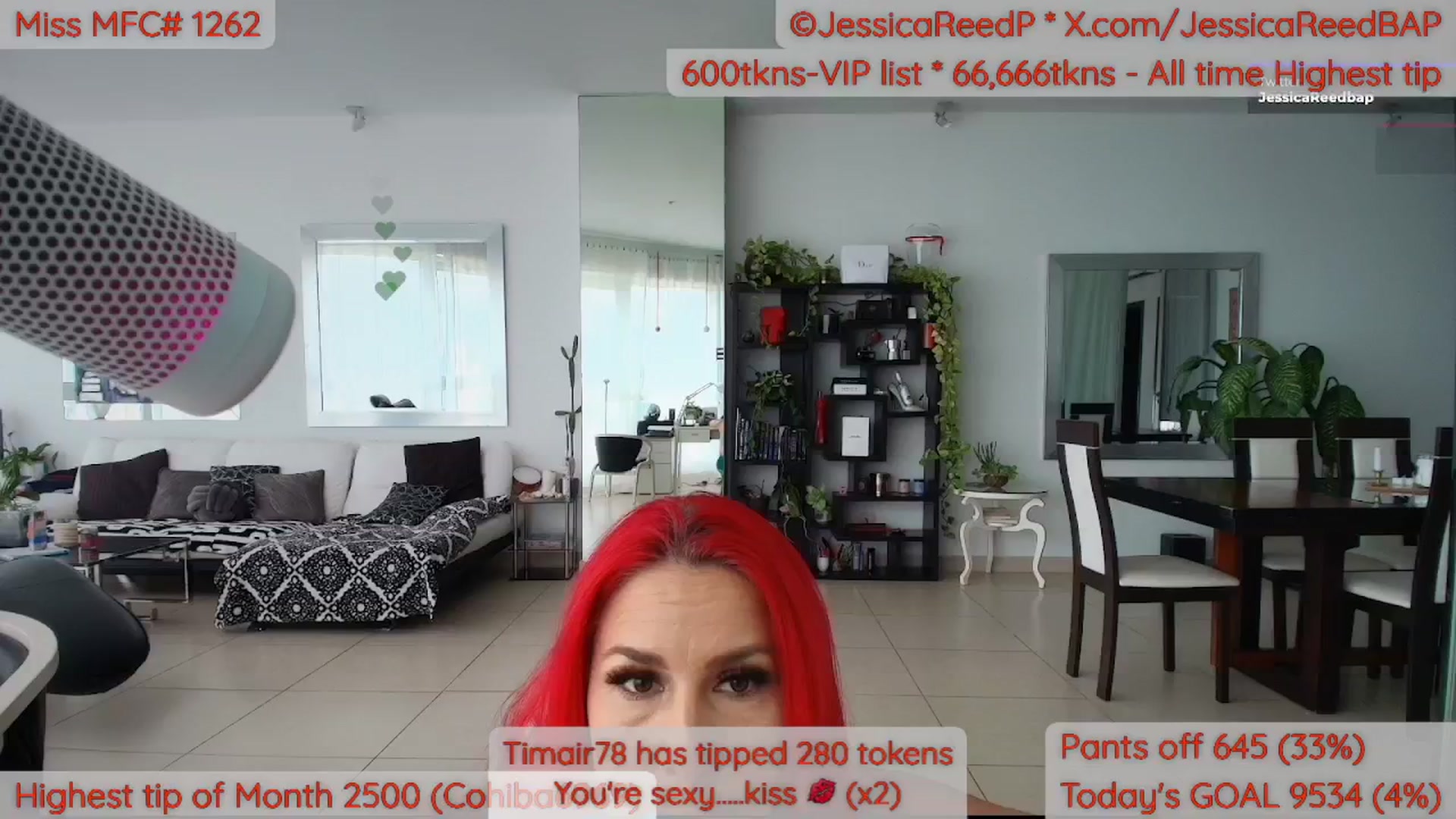 Gallery image thumbnail from JessicaReedP's myfreecams stream on, 03/25/2026, 21:21 image 1 of 20