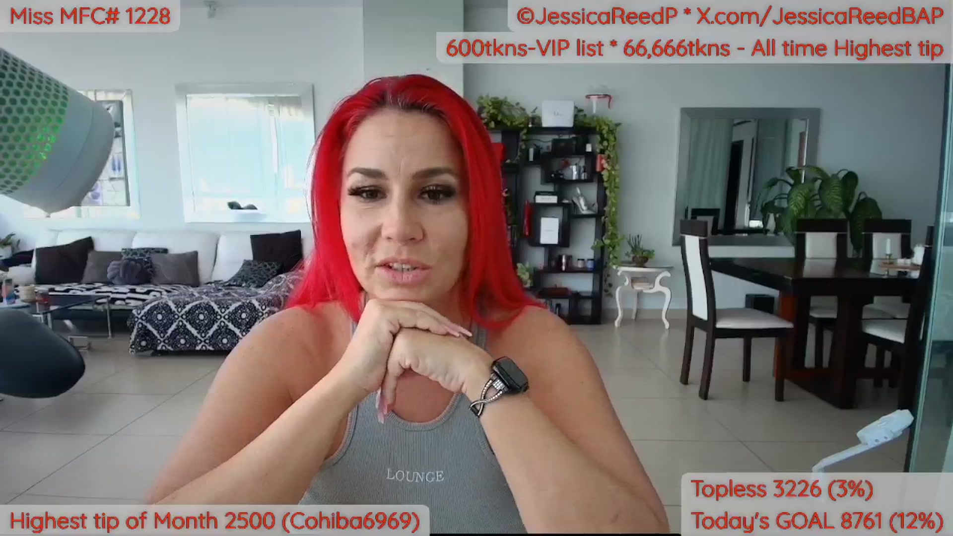Gallery image thumbnail from JessicaReedP's myfreecams stream on, 03/25/2026, 22:17 image 17 of 20