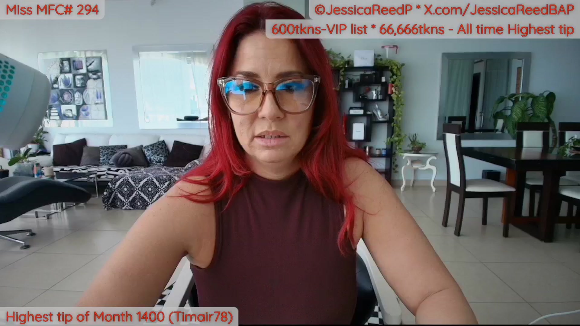 Gallery image thumbnail from JessicaReedP's myfreecams stream on, 04/01/2026, 21:59 image 20 of 20