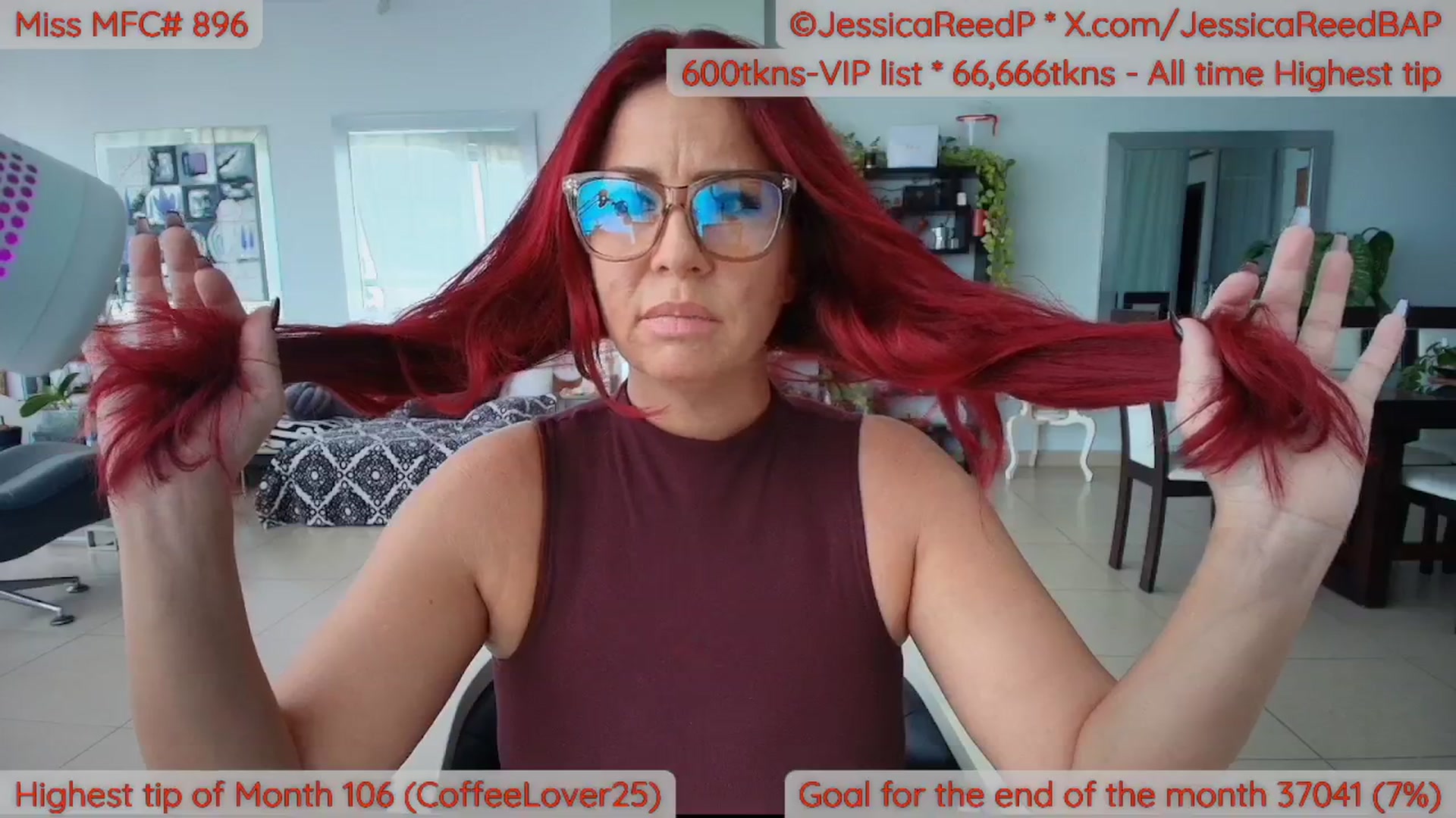 Gallery image thumbnail from JessicaReedP's myfreecams stream on, 04/01/2026, 21:59 image 3 of 20