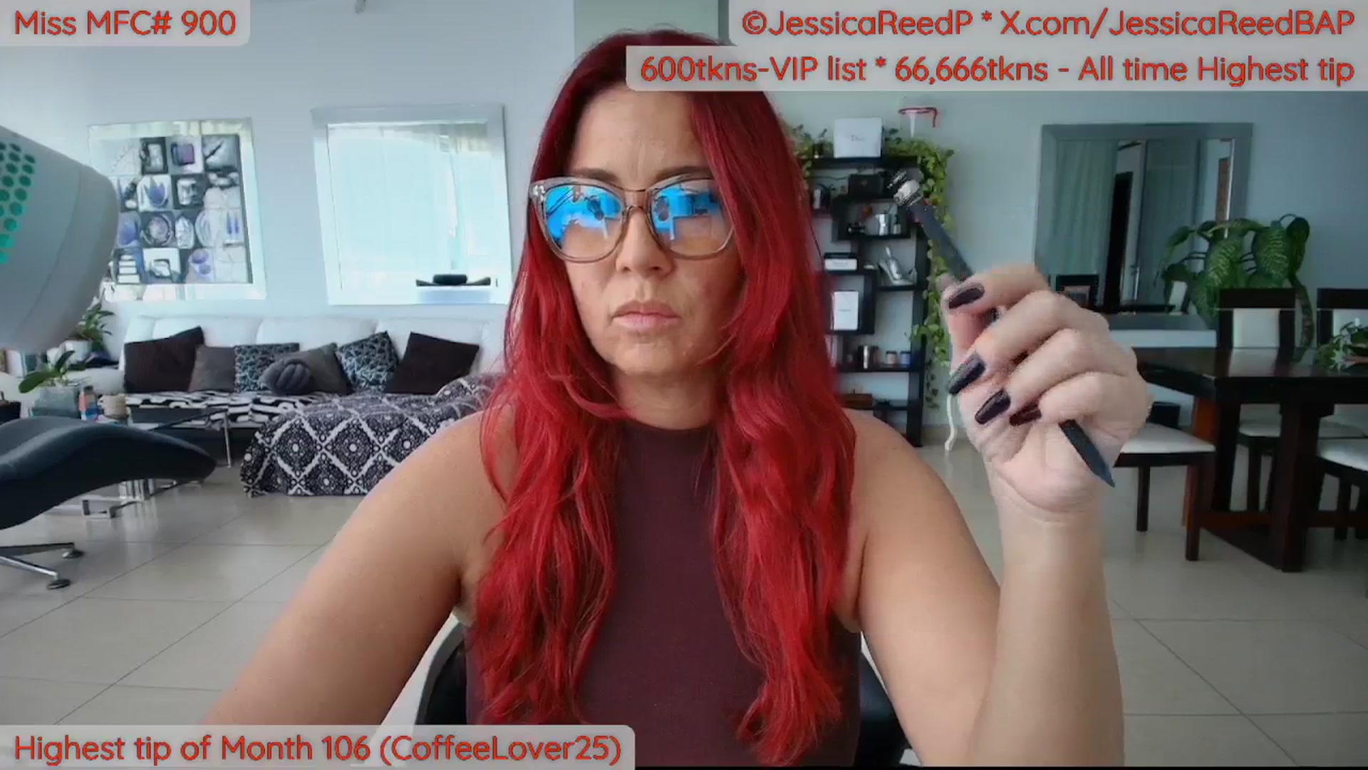 Gallery image thumbnail from JessicaReedP's myfreecams stream on, 04/01/2026, 21:59 image 9 of 20
