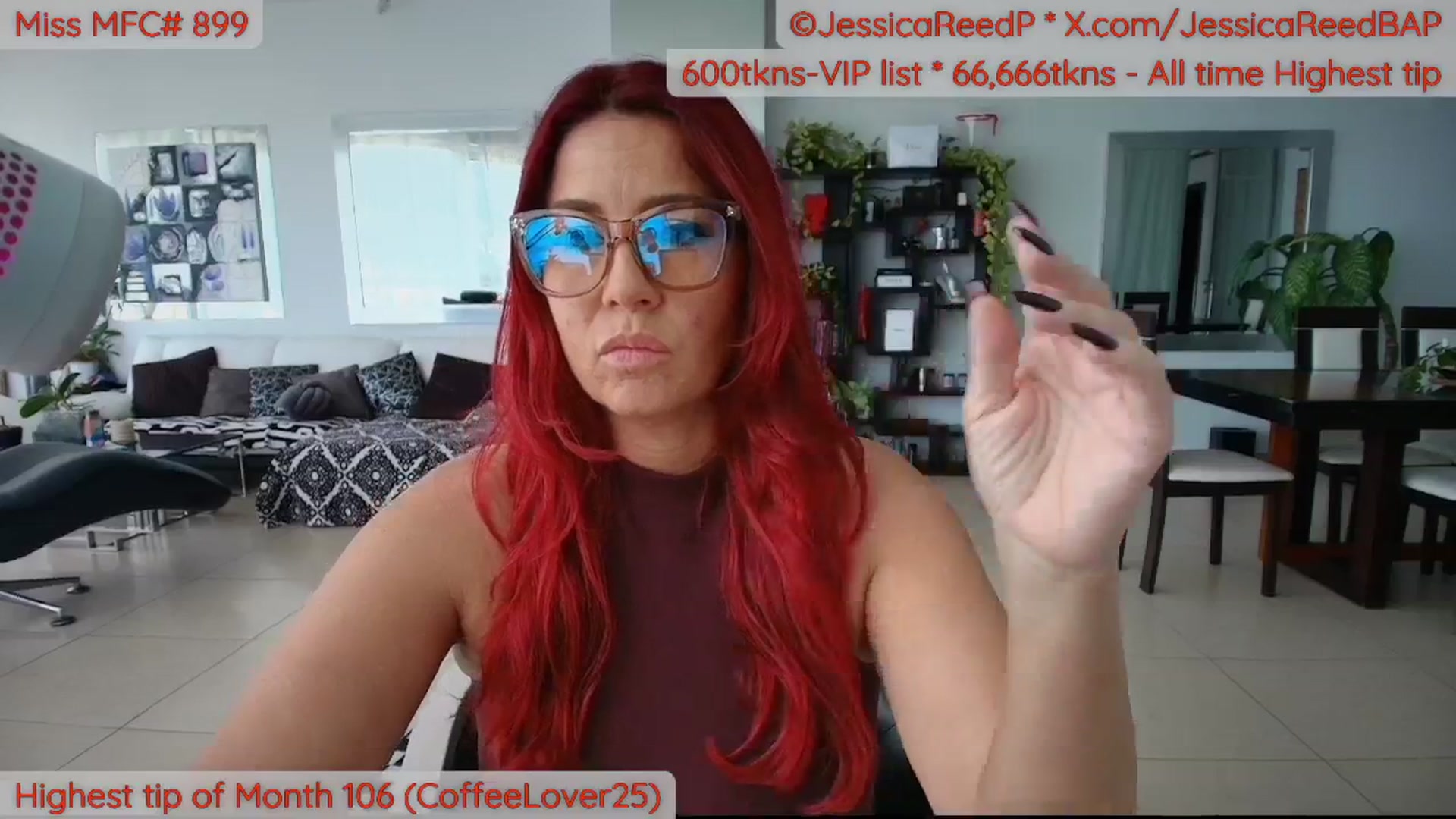 Gallery image thumbnail from JessicaReedP's myfreecams stream on, 04/01/2026, 21:59 image 7 of 20