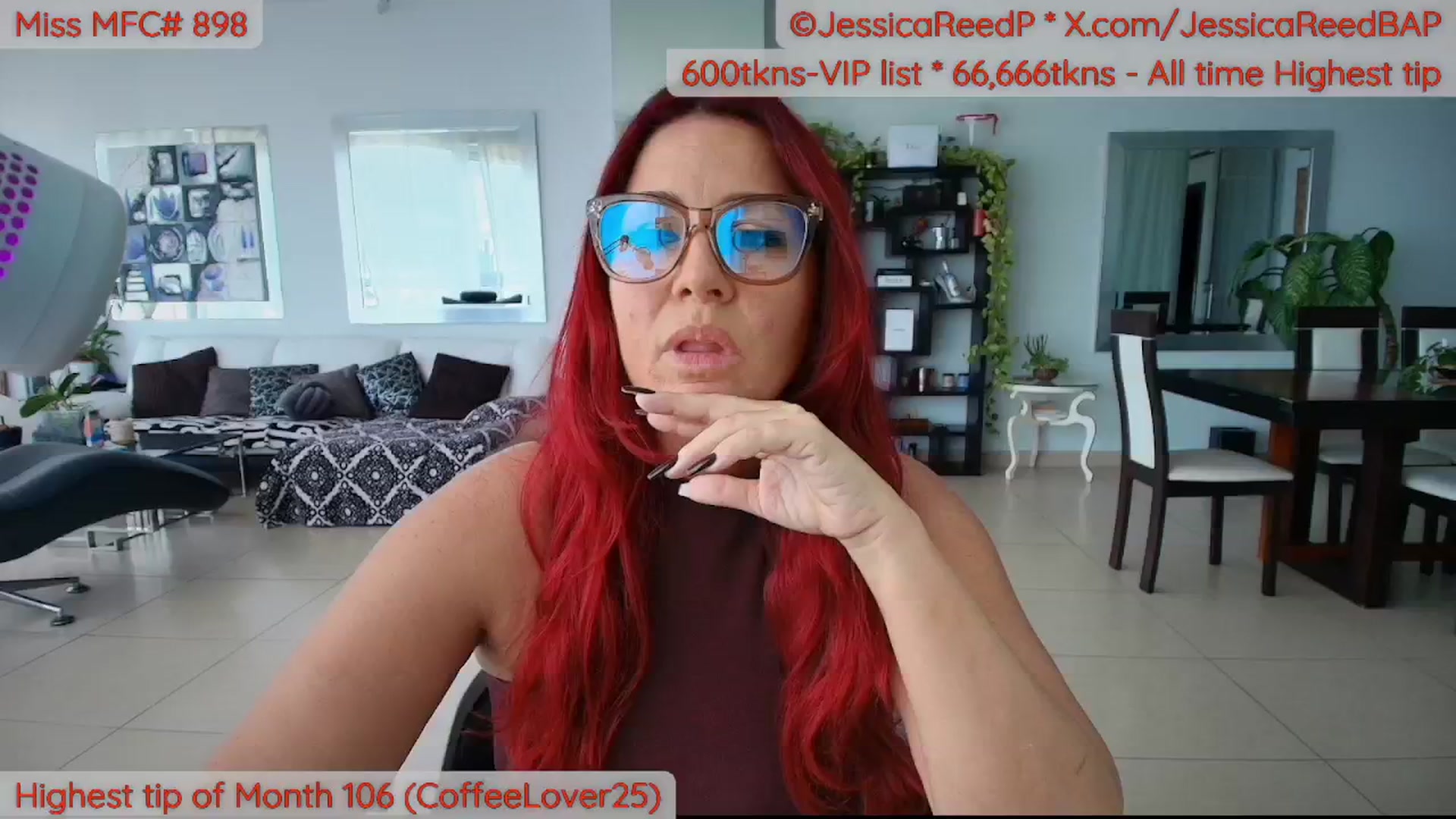 Gallery image thumbnail from JessicaReedP's myfreecams stream on, 04/01/2026, 21:59 image 6 of 20