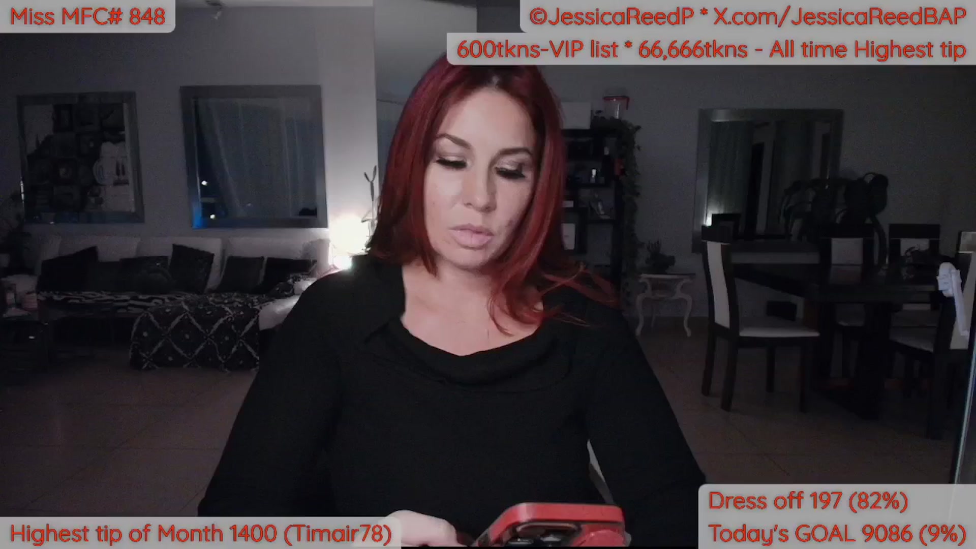 Gallery image thumbnail from JessicaReedP's myfreecams stream on, 04/07/2026, 01:44 image 13 of 20