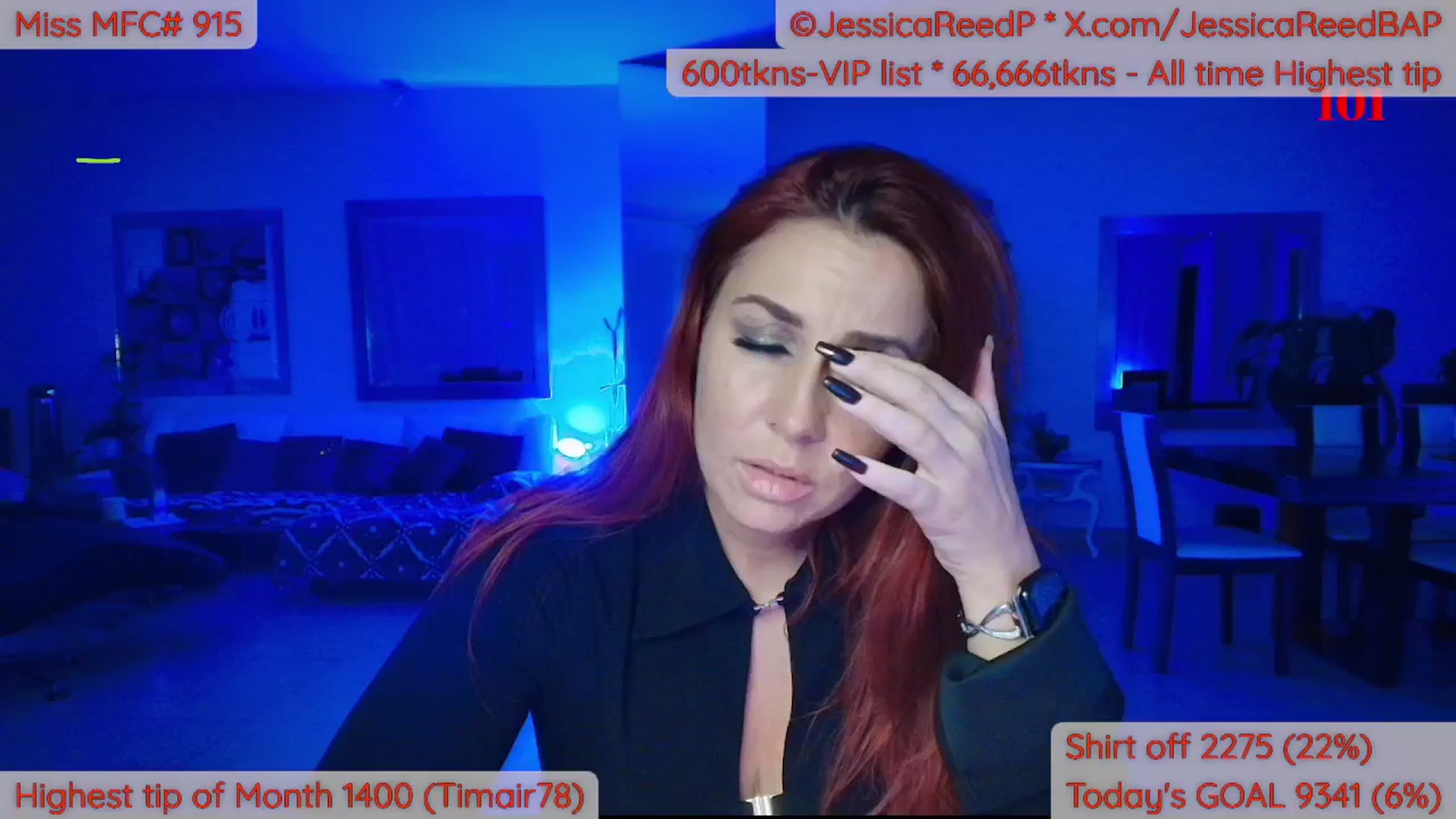 Gallery image thumbnail from JessicaReedP's myfreecams stream on, 04/09/2026, 03:27 image 3 of 20