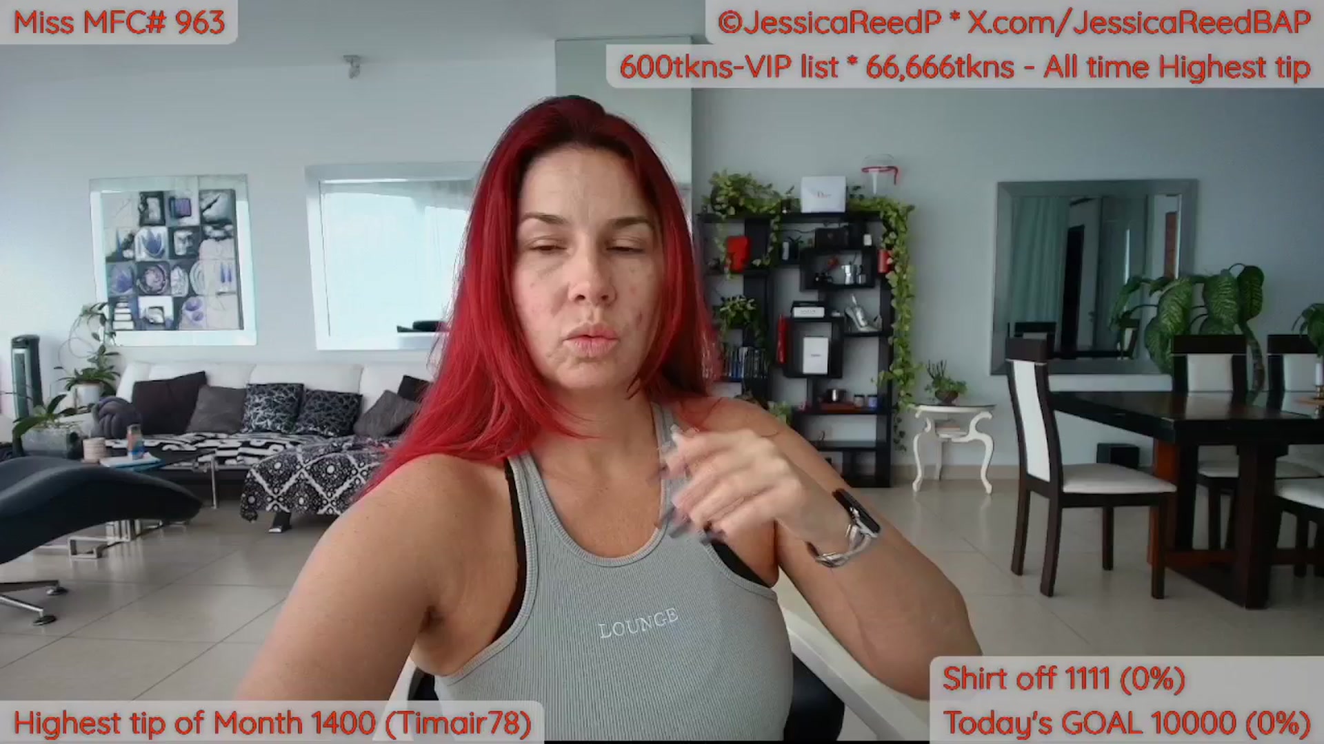 Gallery image thumbnail from JessicaReedP's myfreecams stream on, 04/09/2026, 19:13 image 2 of 20