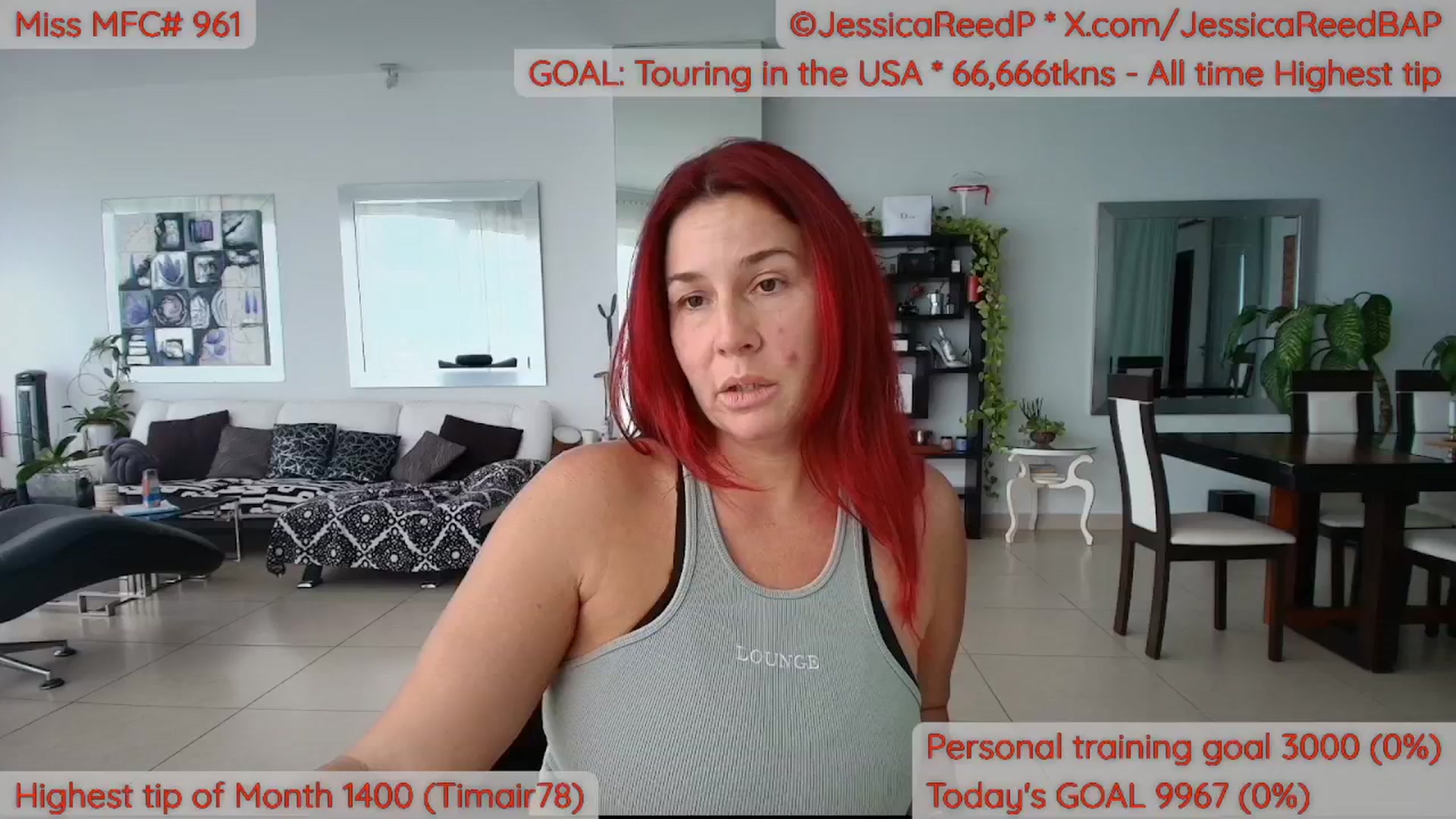 Gallery image thumbnail from JessicaReedP's myfreecams stream on, 04/09/2026, 20:16 image 6 of 20