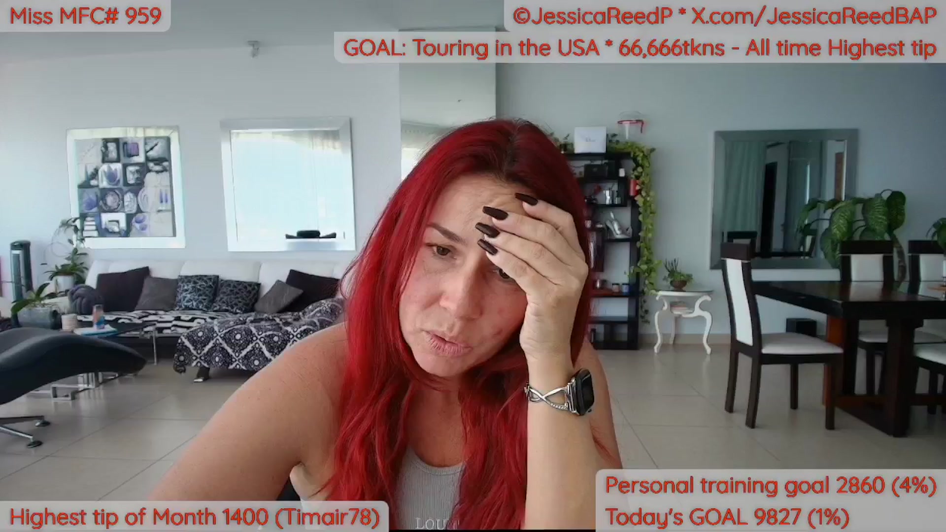 Gallery image thumbnail from JessicaReedP's myfreecams stream on, 04/09/2026, 20:16 image 13 of 20