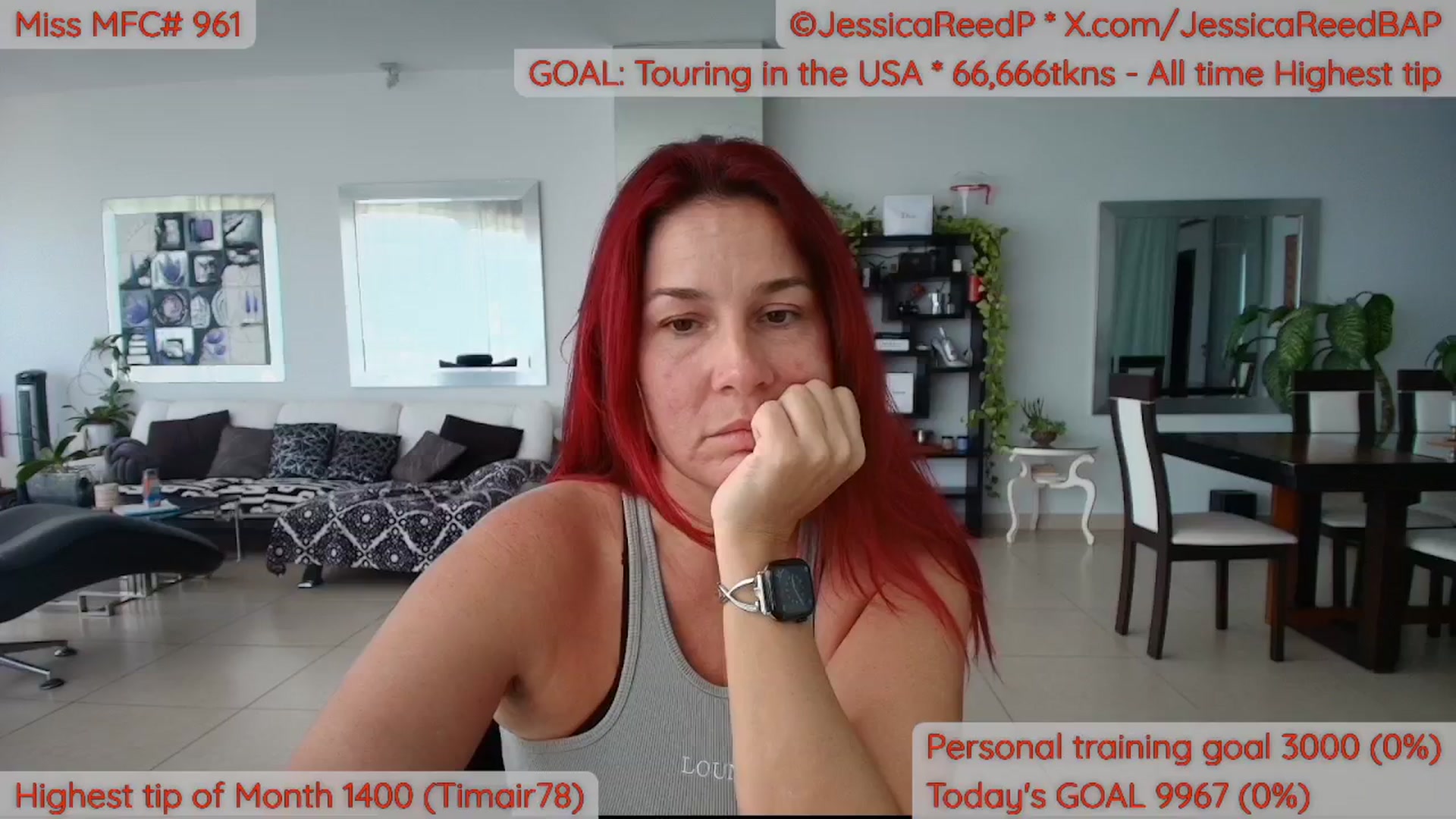 Gallery image thumbnail from JessicaReedP's myfreecams stream on, 04/09/2026, 20:16 image 10 of 20