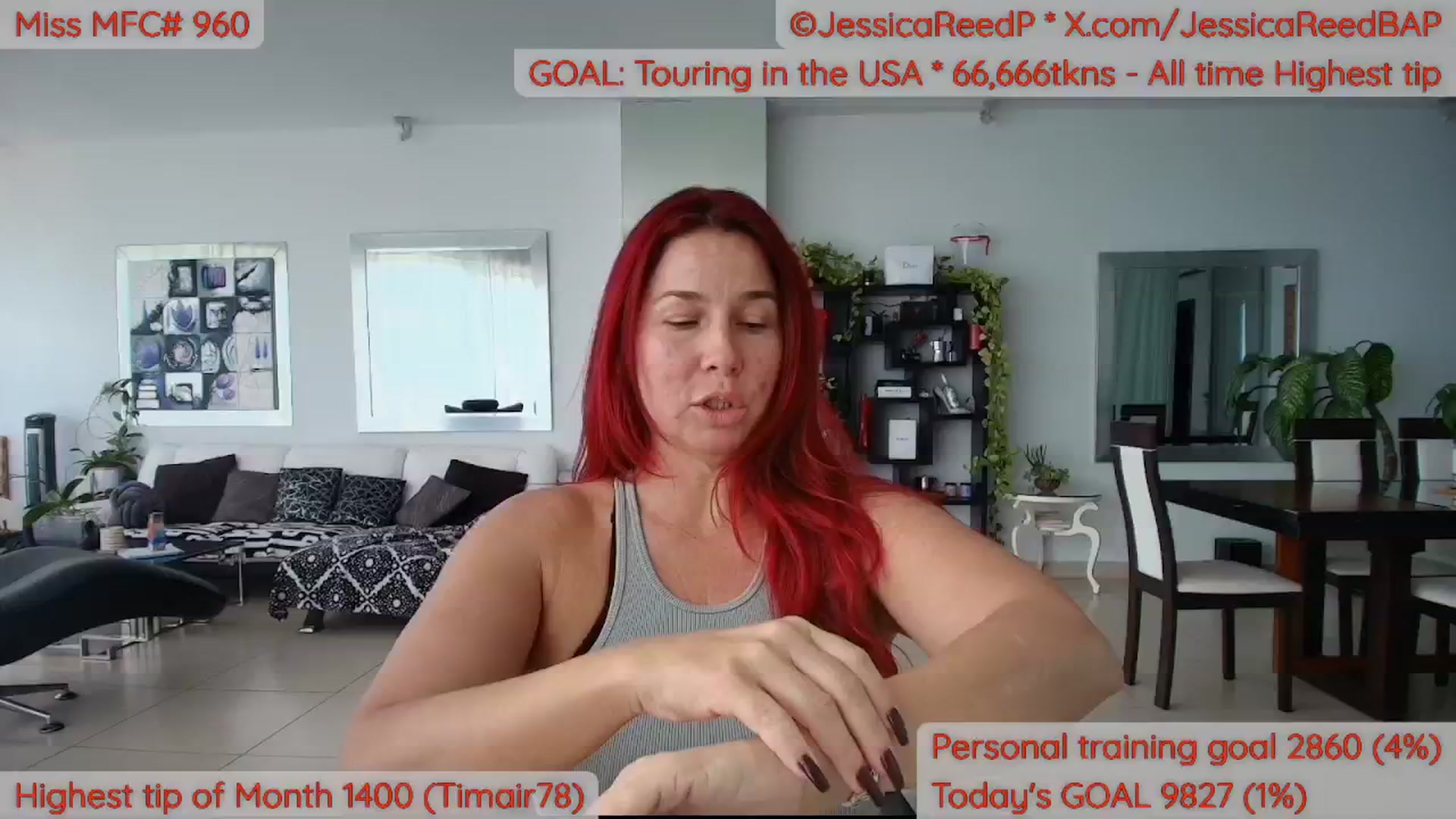 Gallery image thumbnail from JessicaReedP's myfreecams stream on, 04/09/2026, 20:16 image 18 of 20