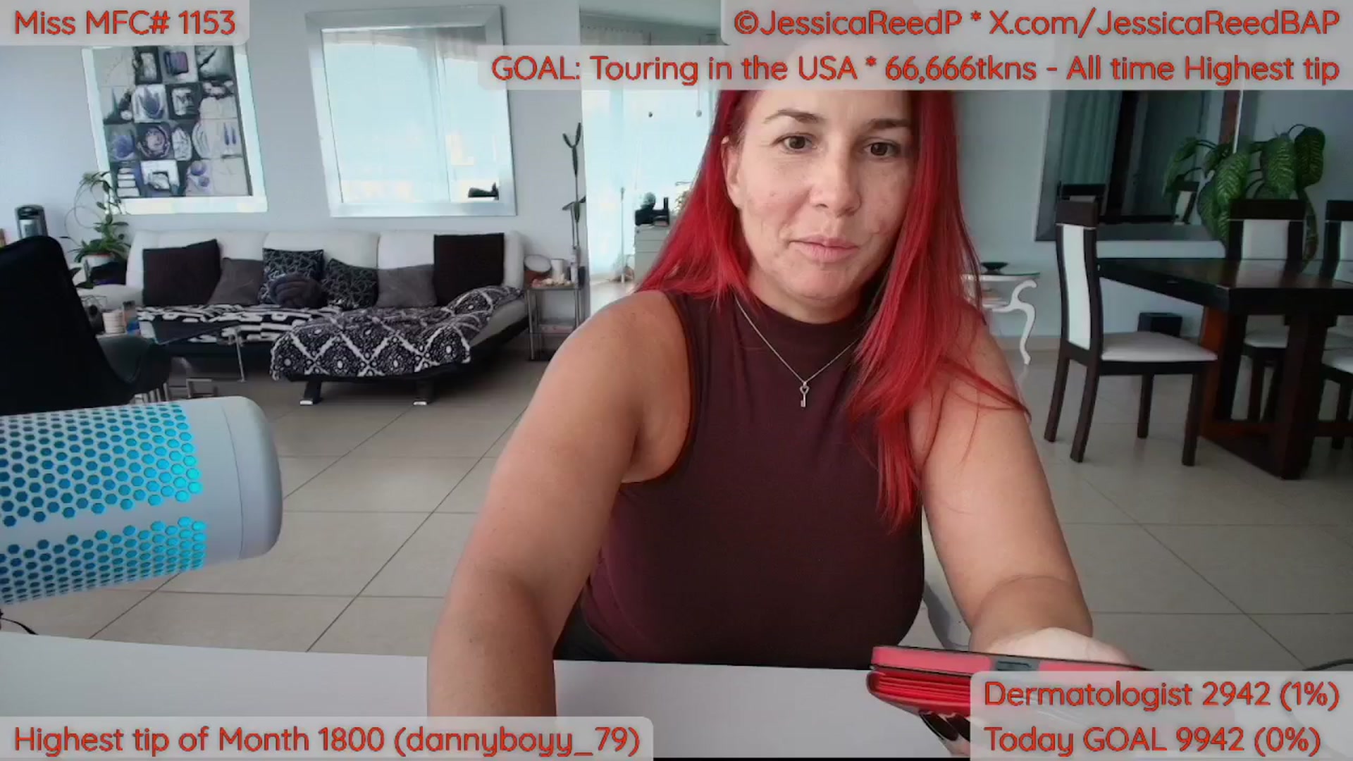 Gallery image thumbnail from JessicaReedP's myfreecams stream on, 04/21/2026, 23:17 image 7 of 20