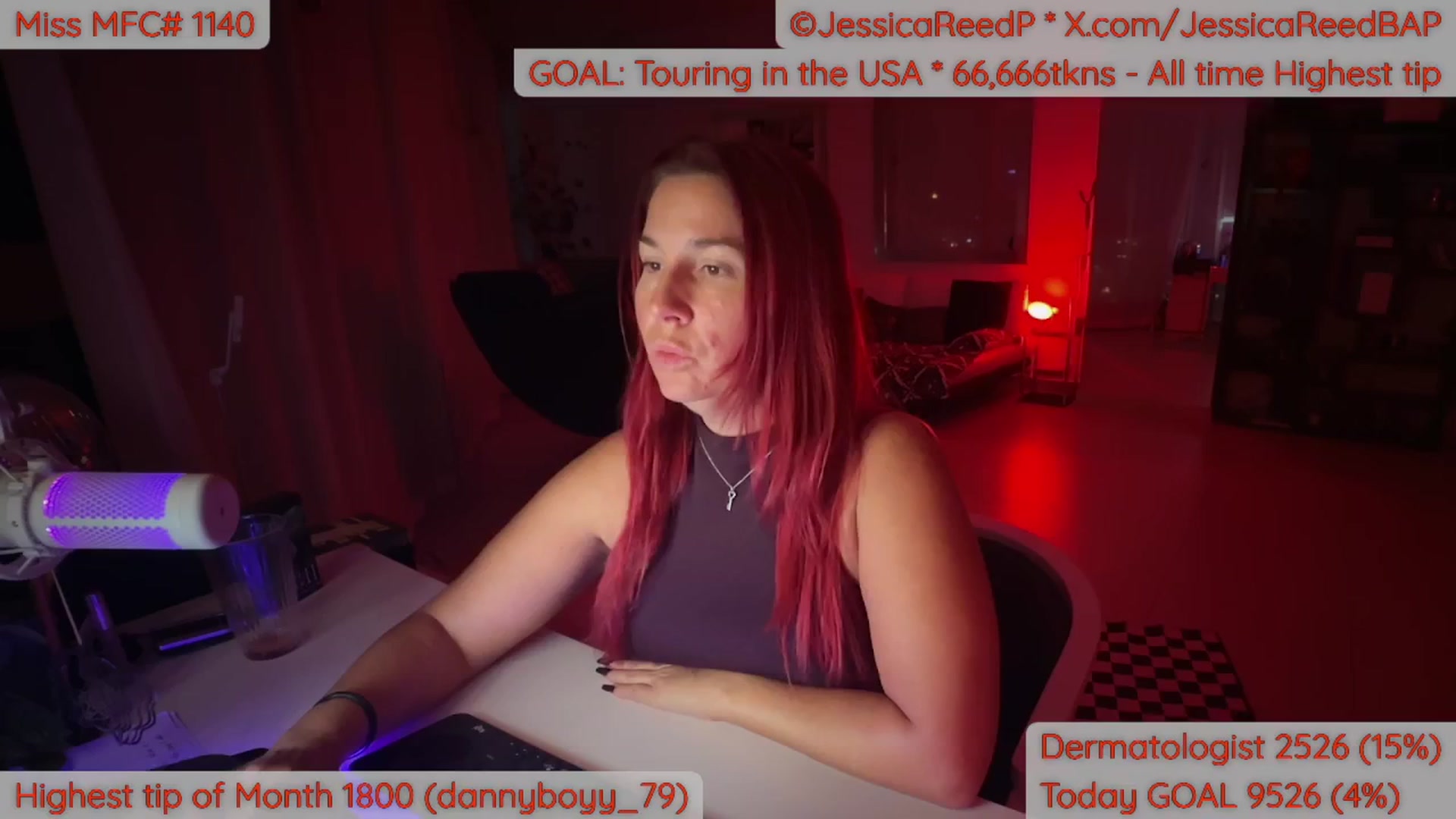 Gallery image thumbnail from JessicaReedP's myfreecams stream on, 04/22/2026, 02:06 image 1 of 20