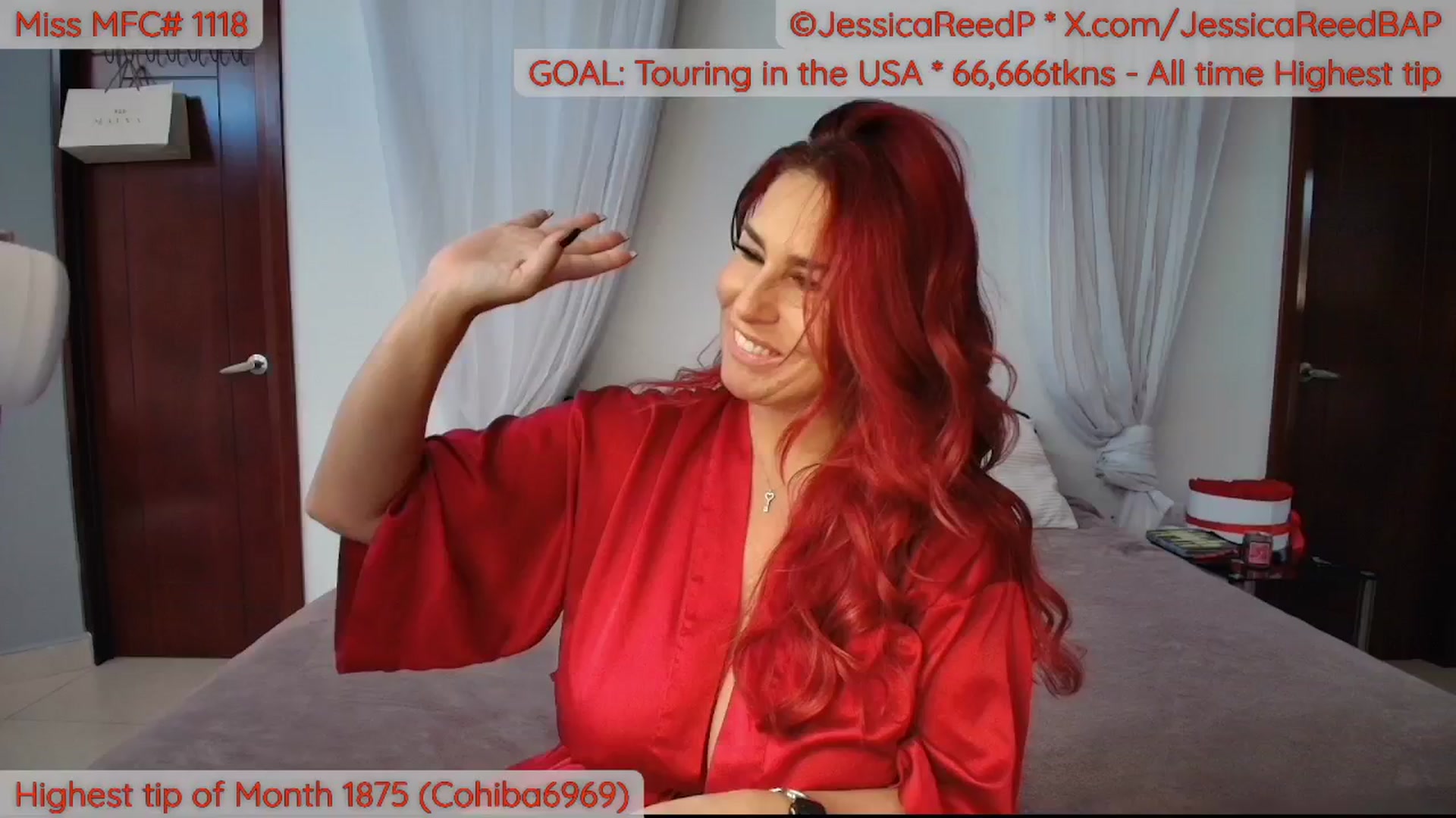 Gallery image thumbnail from JessicaReedP's myfreecams stream on, 04/25/2026, 19:06 image 1 of 20