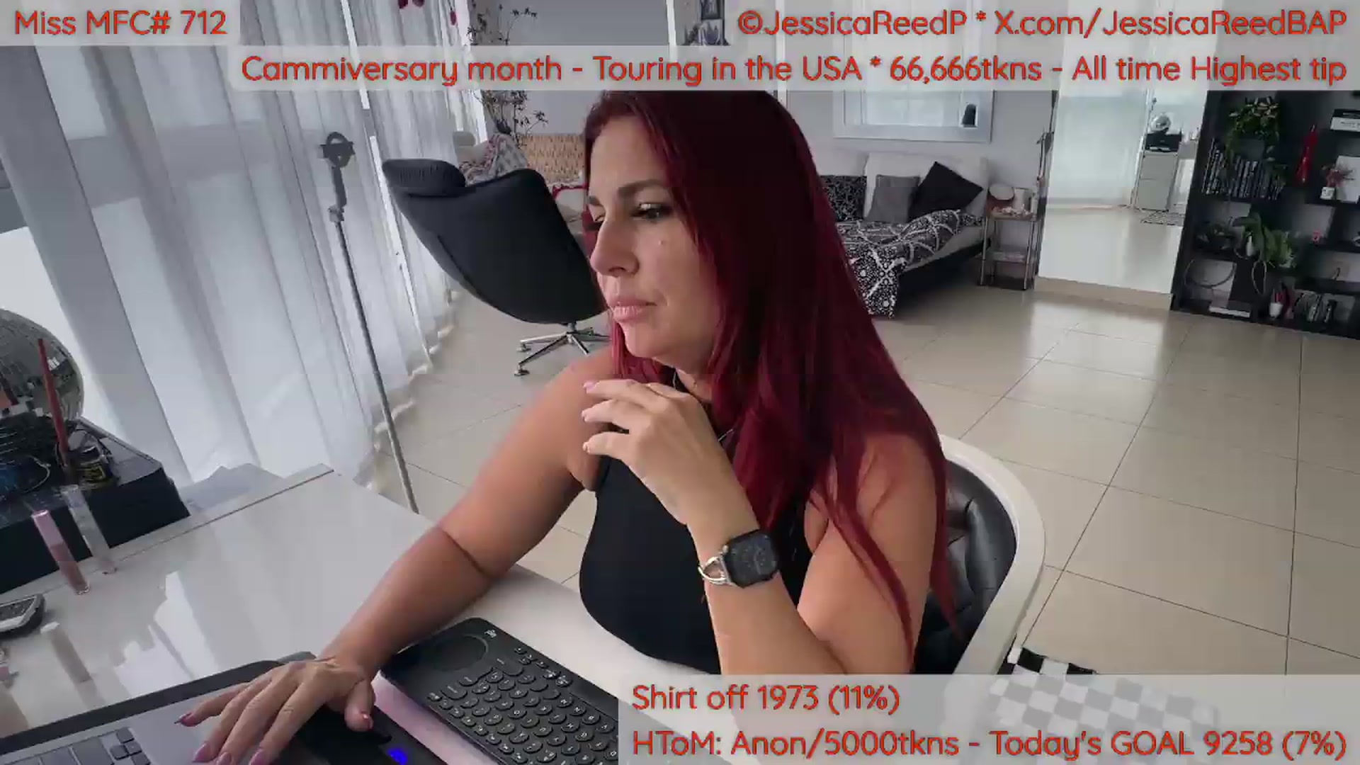 Gallery image thumbnail from JessicaReedP's myfreecams stream on, 05/11/2026, 21:53 image 15 of 20