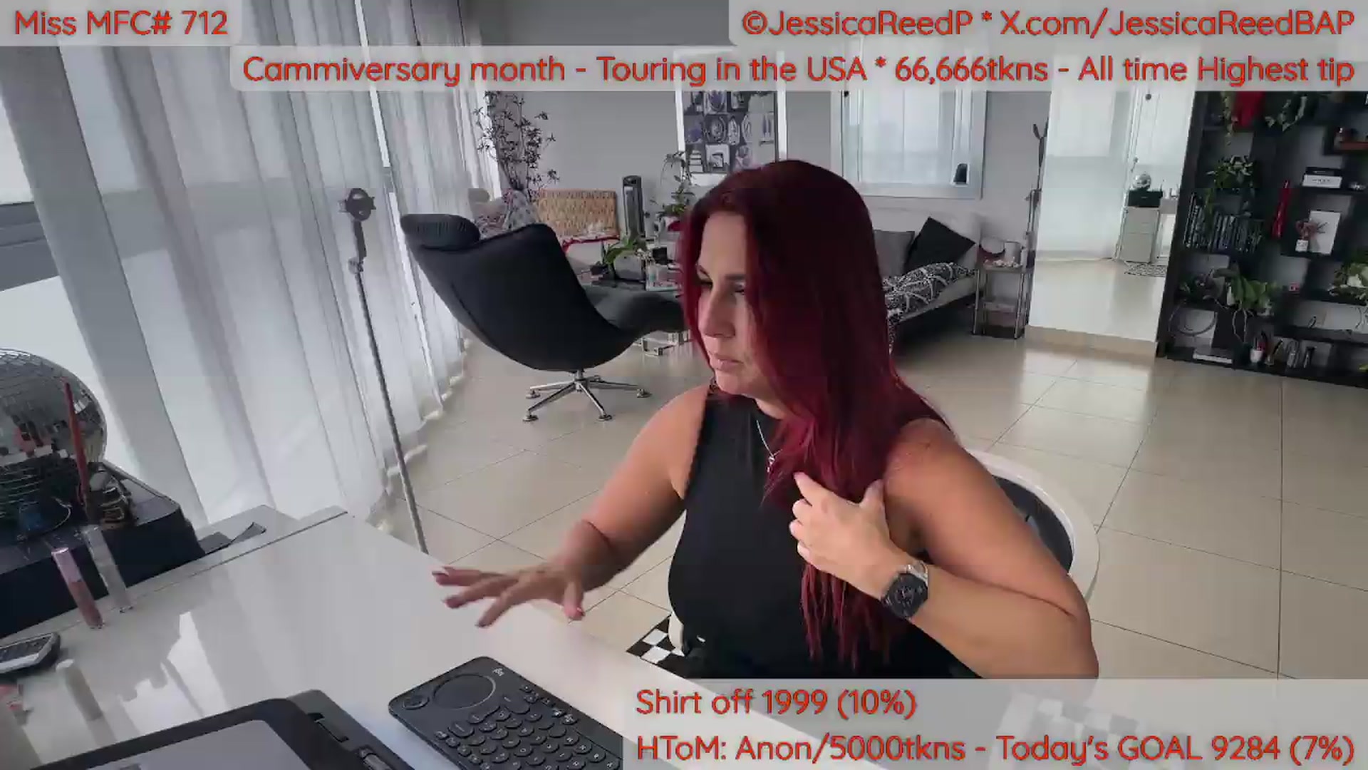 Gallery image thumbnail from JessicaReedP's myfreecams stream on, 05/11/2026, 21:53 image 4 of 20