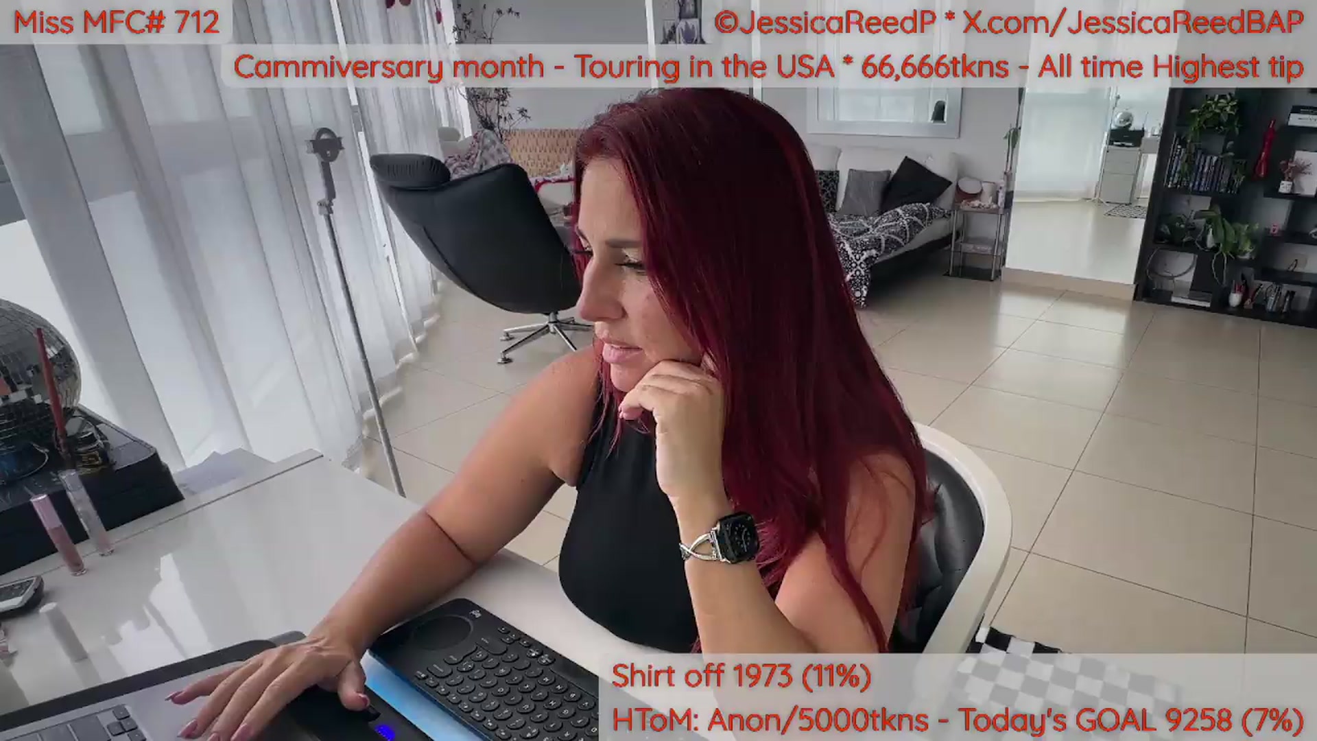 Gallery image thumbnail from JessicaReedP's myfreecams stream on, 05/11/2026, 21:53 image 16 of 20