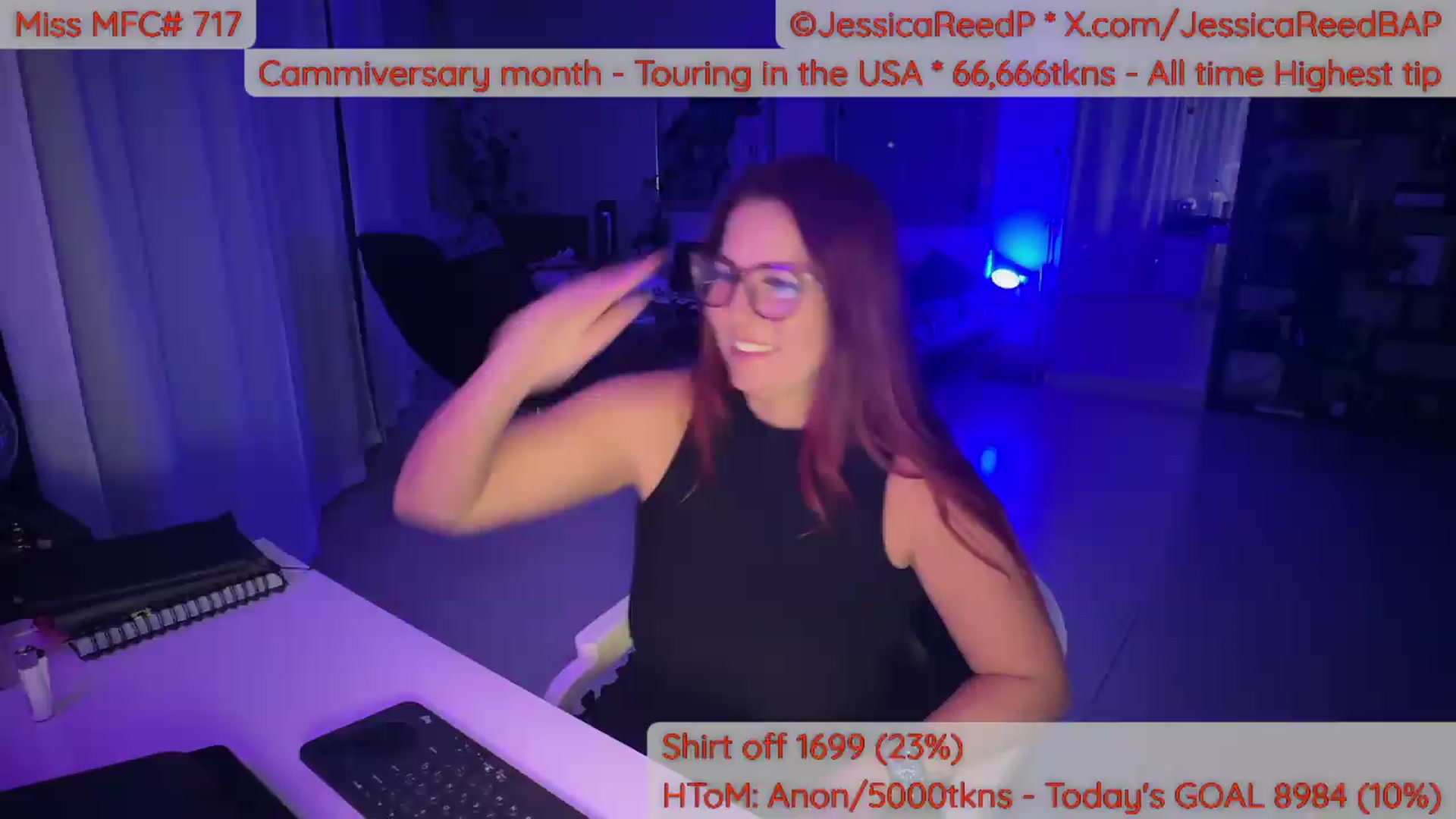 Gallery image thumbnail from JessicaReedP's myfreecams stream on, 05/12/2026, 03:30 image 17 of 20