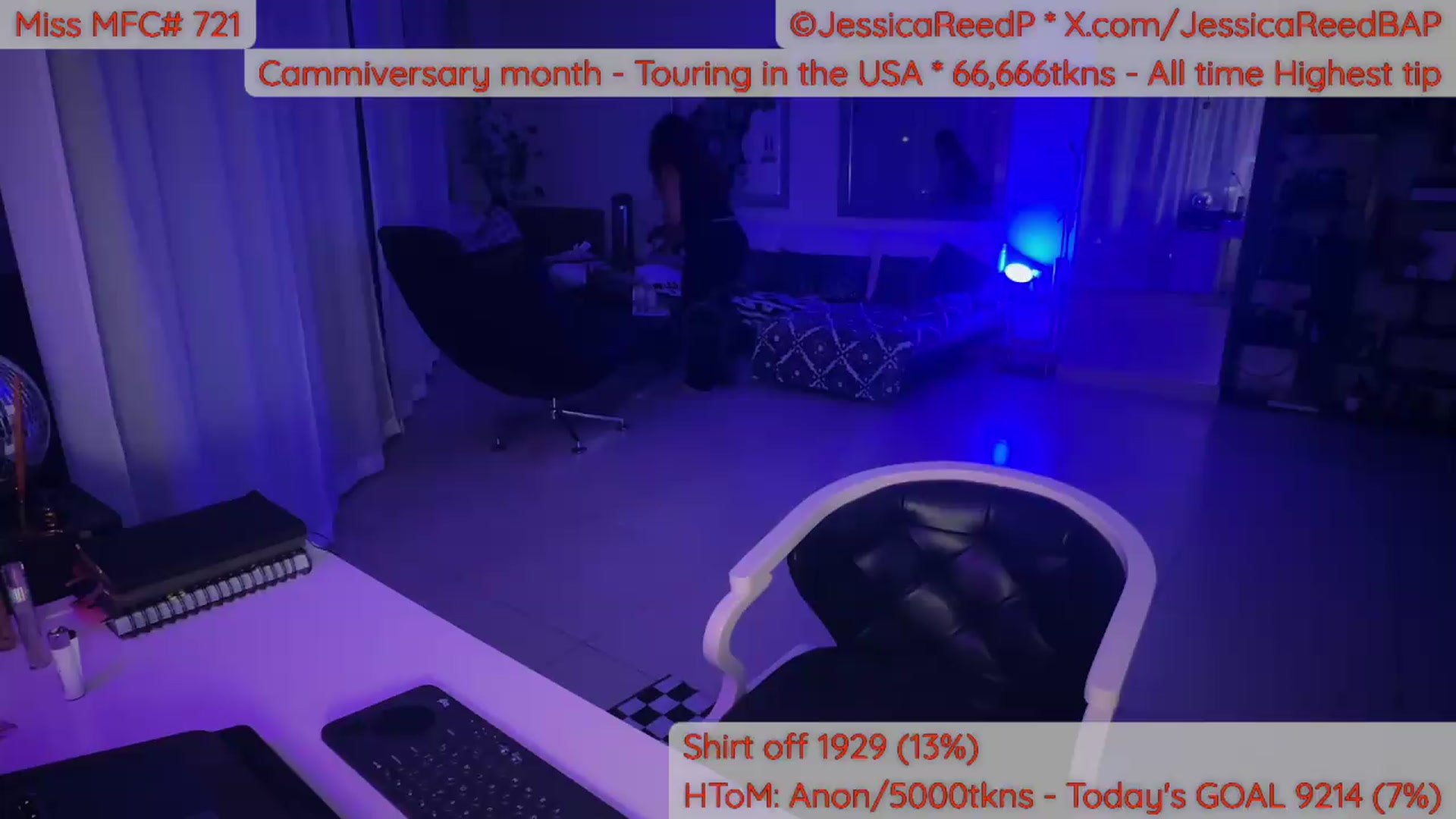 Gallery image thumbnail from JessicaReedP's myfreecams stream on, 05/12/2026, 03:30 image 7 of 20
