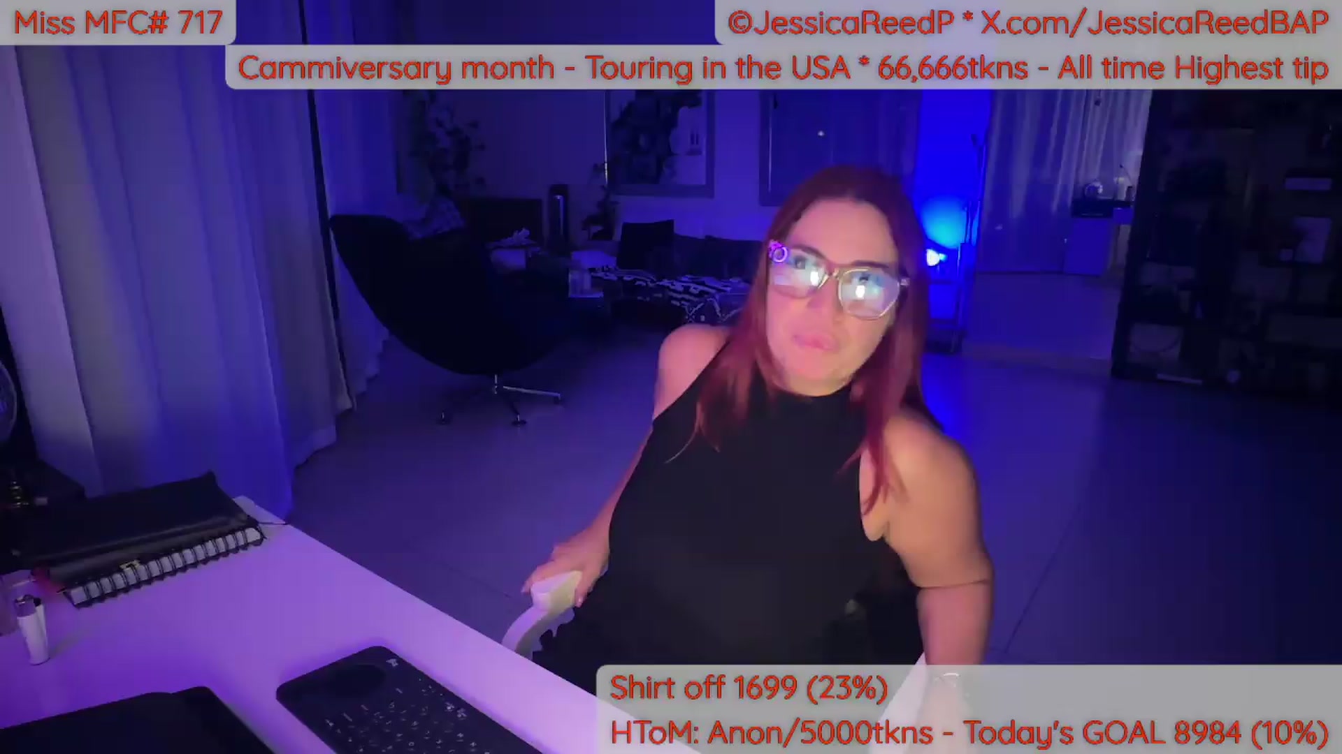 Gallery image thumbnail from JessicaReedP's myfreecams stream on, 05/12/2026, 03:30 image 16 of 20