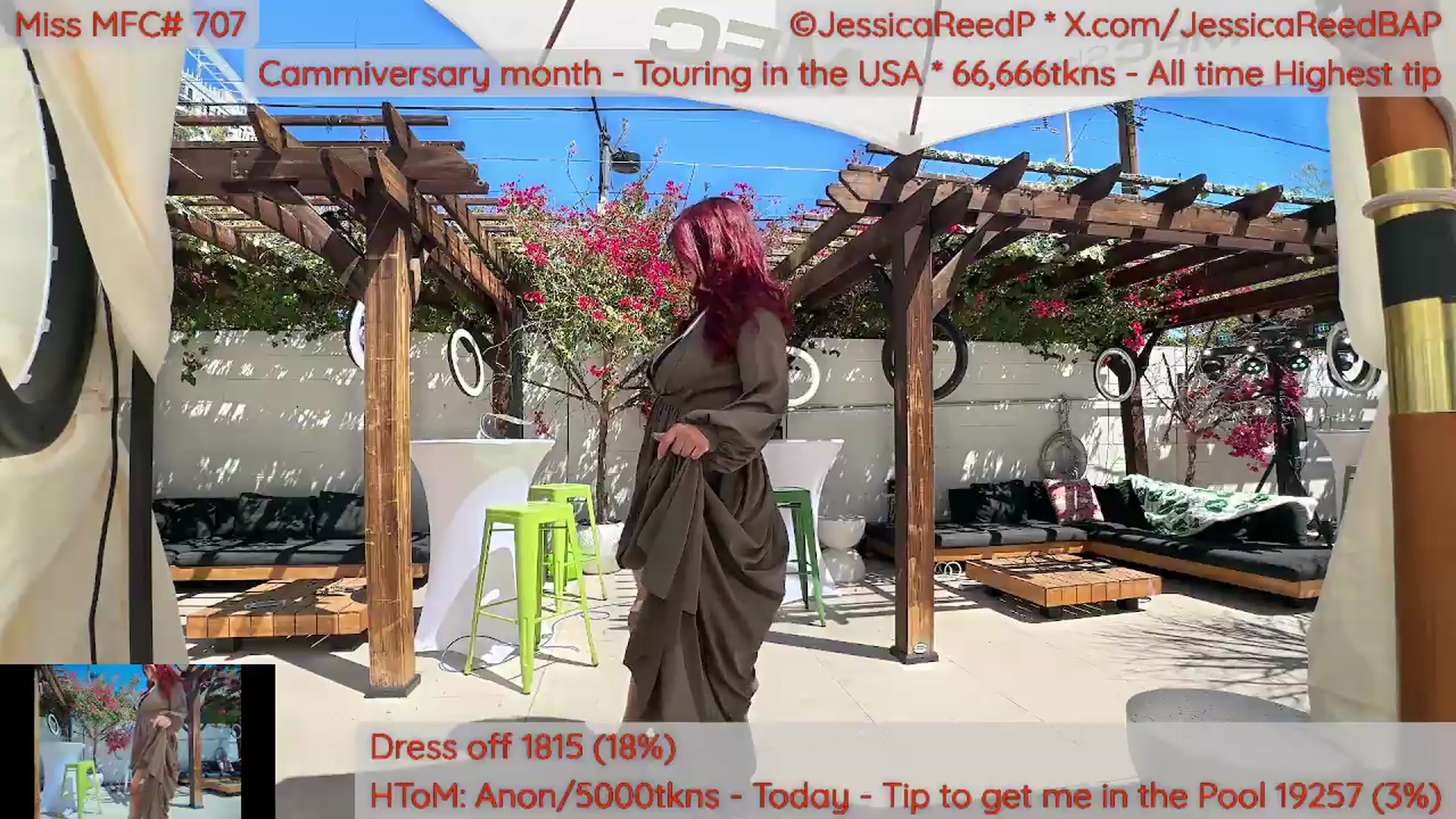Gallery image thumbnail from JessicaReedP's myfreecams stream on, 05/20/2026, 21:48 image 5 of 20