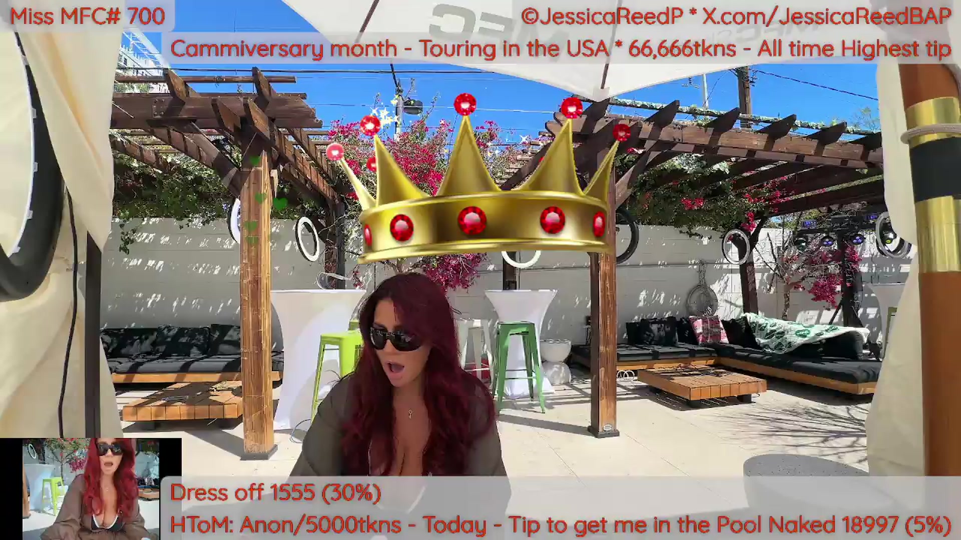 Gallery image thumbnail from JessicaReedP's myfreecams stream on, 05/20/2026, 21:48 image 19 of 20