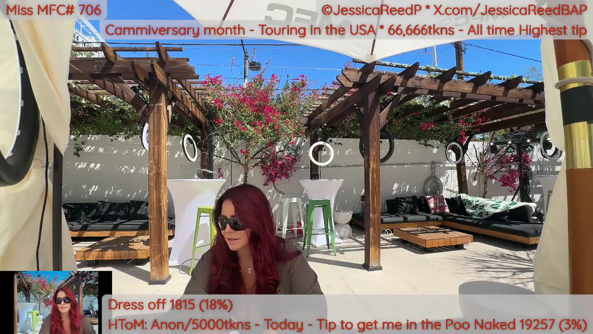 Gallery image thumbnail from JessicaReedP's myfreecams stream on, 05/20/2026, 21:48 image 8 of 20