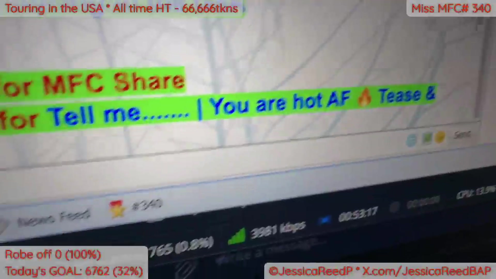Gallery image thumbnail from JessicaReedP's myfreecams stream on, 06/01/2026, 23:37 image 18 of 20