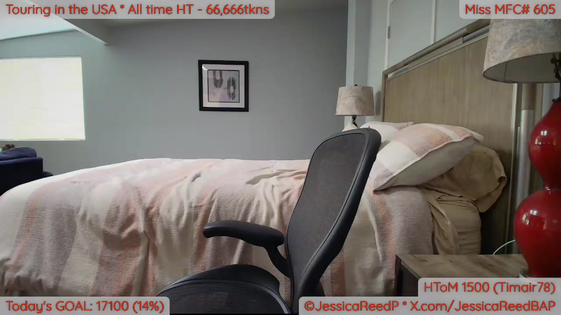 Gallery image thumbnail from JessicaReedP's myfreecams stream on, 06/04/2026, 23:30 image 13 of 20