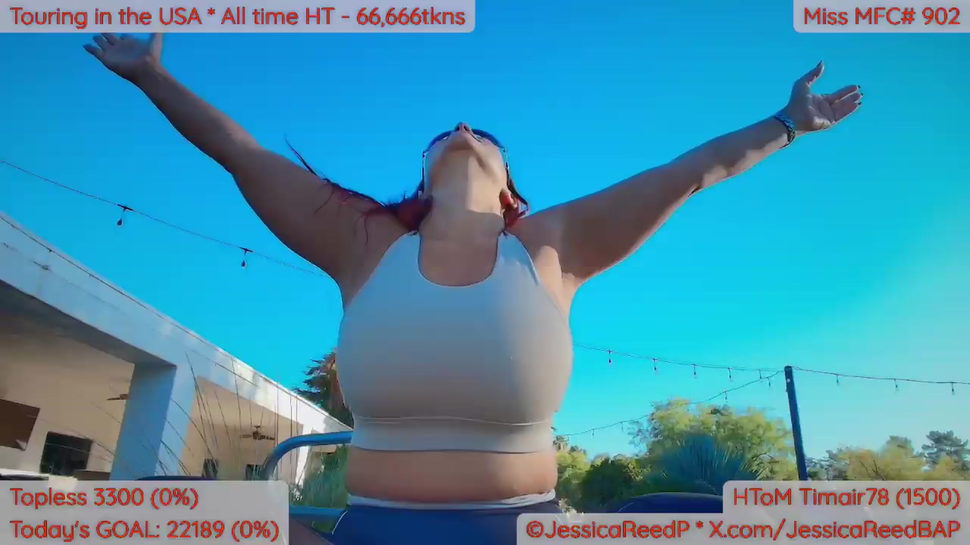 Gallery image thumbnail from JessicaReedP's myfreecams stream on, 06/10/2026, 14:36 image 6 of 20