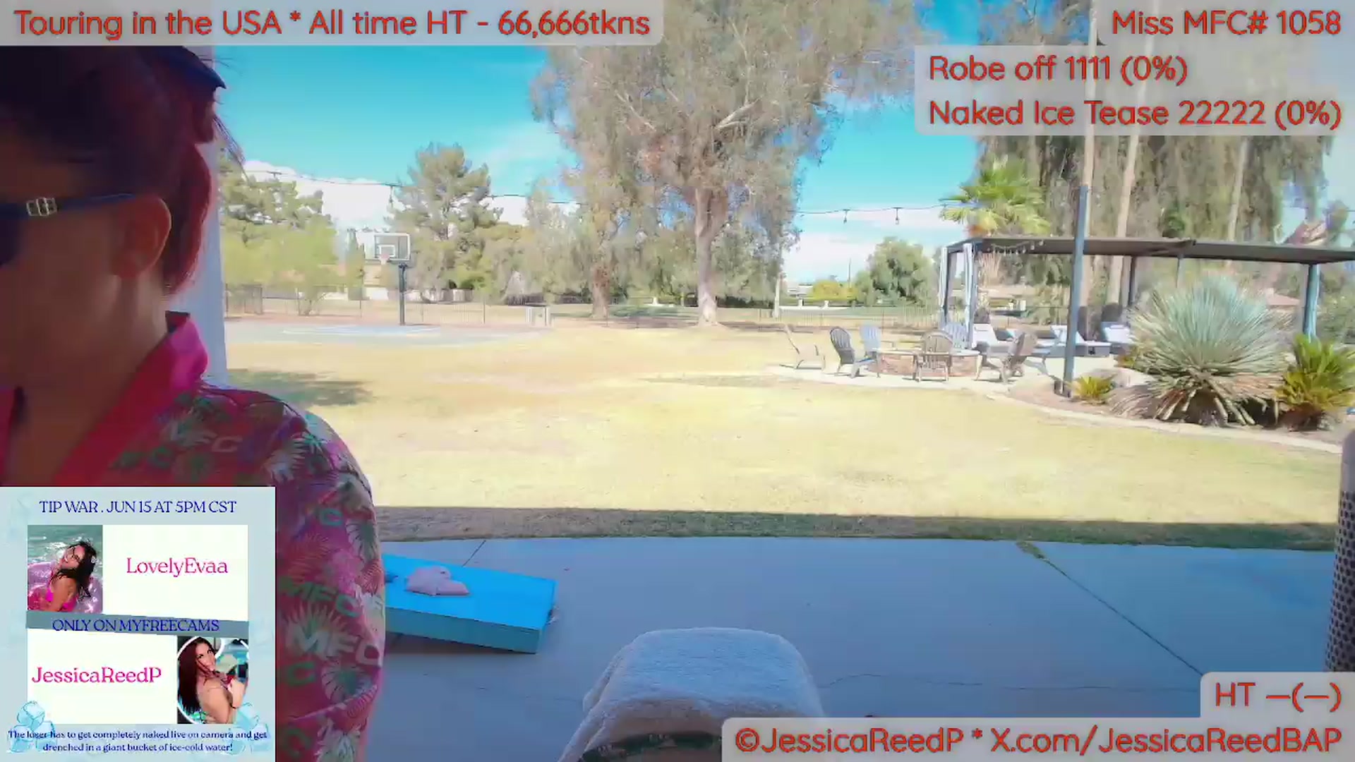 Gallery image thumbnail from JessicaReedP's myfreecams stream on, 06/15/2026, 22:57 image 20 of 20