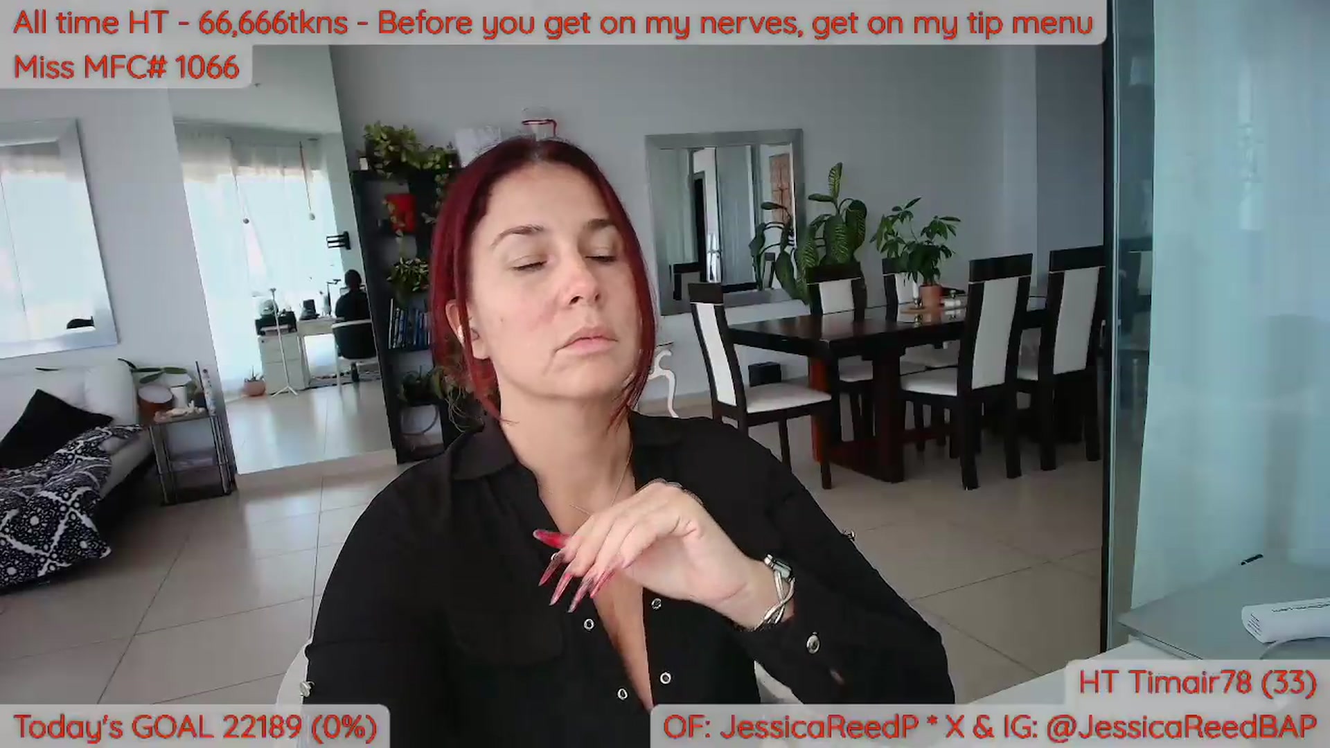 Gallery image thumbnail from JessicaReedP's myfreecams stream on, 06/30/2026, 20:50 image 2 of 20