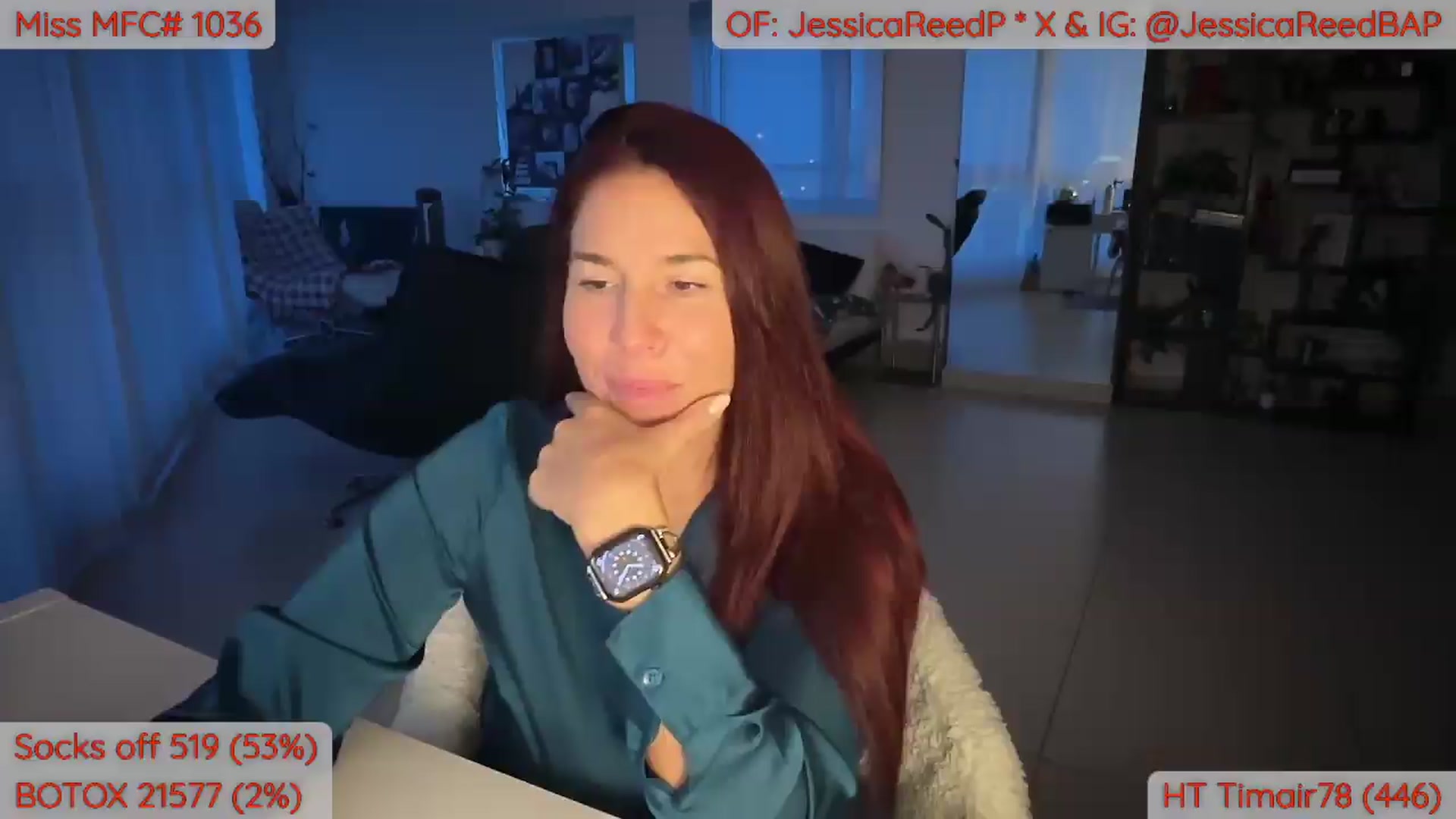 Gallery image thumbnail from JessicaReedP's myfreecams stream on, 07/29/2026, 24:00 image 16 of 20