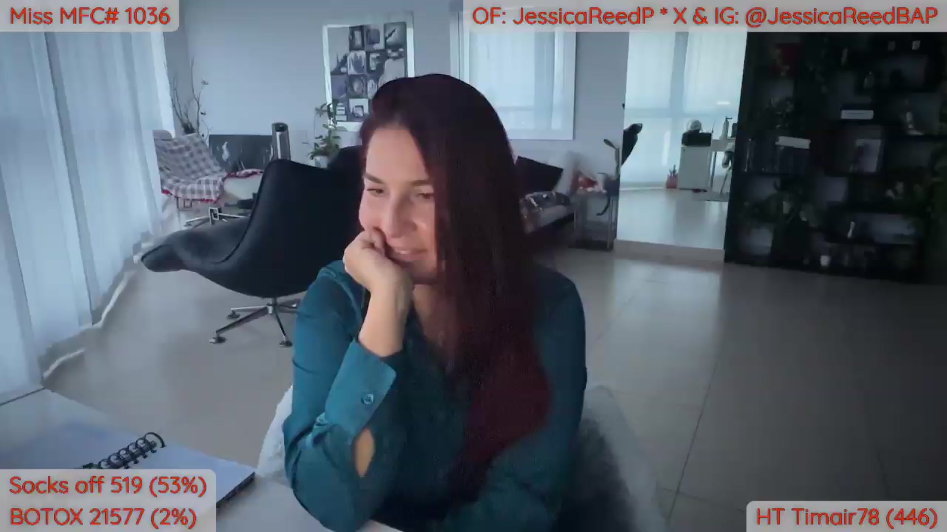 Gallery image thumbnail from JessicaReedP's myfreecams stream on, 07/29/2026, 24:00 image 9 of 20