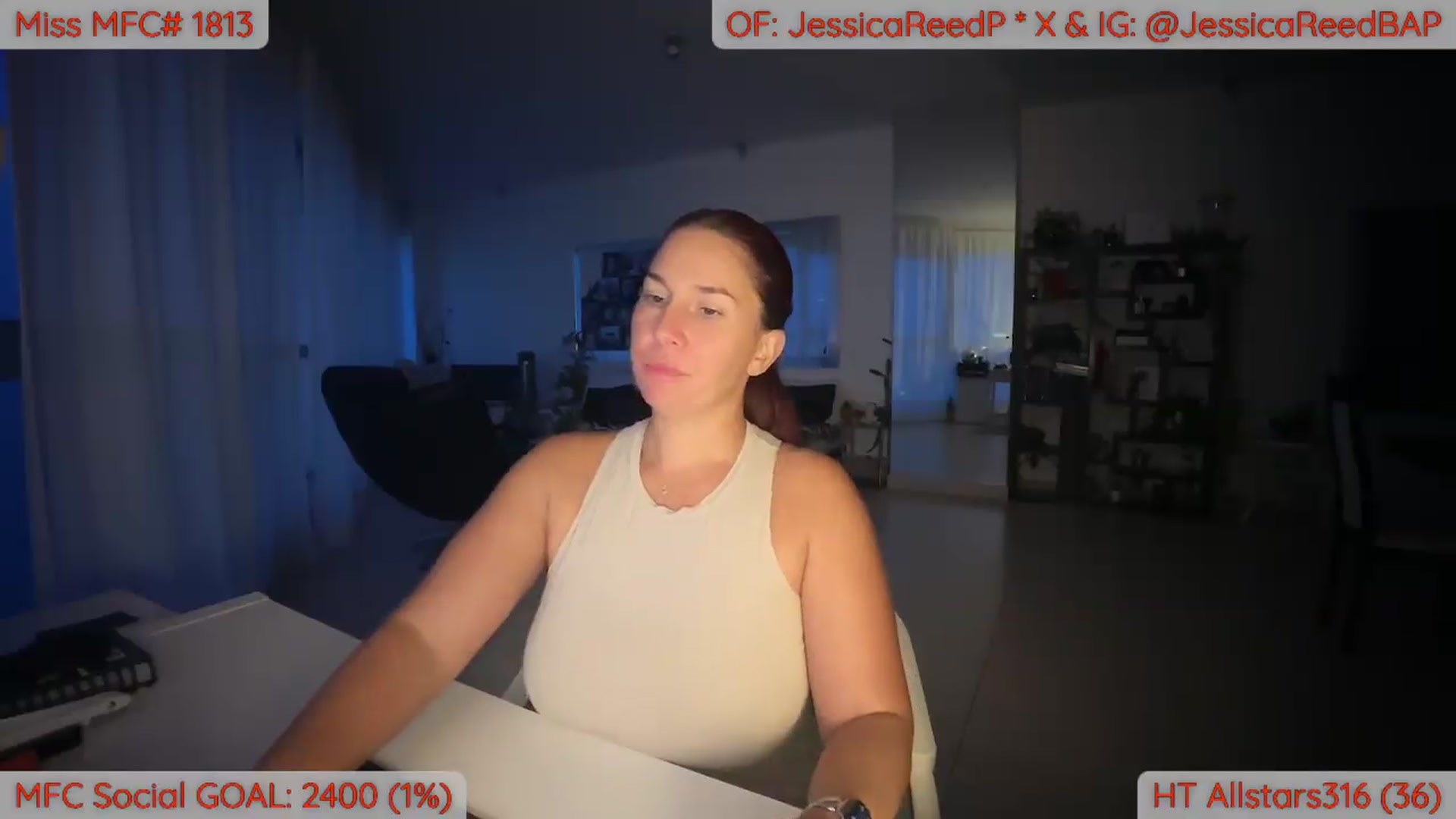 Gallery image thumbnail from JessicaReedP's myfreecams stream on, 08/13/2026, 23:56 image 13 of 20