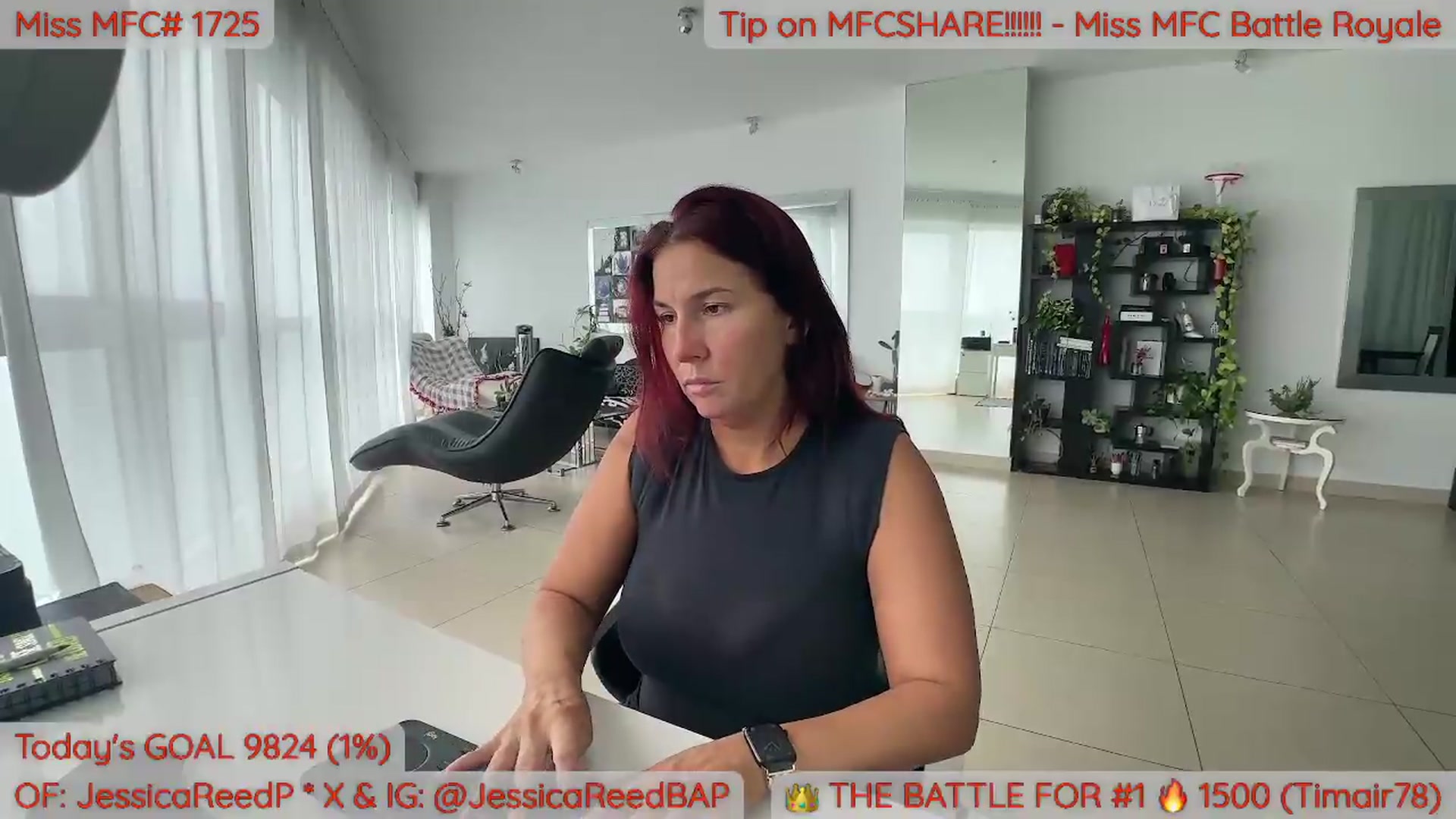 Gallery image thumbnail from JessicaReedP's myfreecams stream on, 09/07/2026, 16:31 image 10 of 20