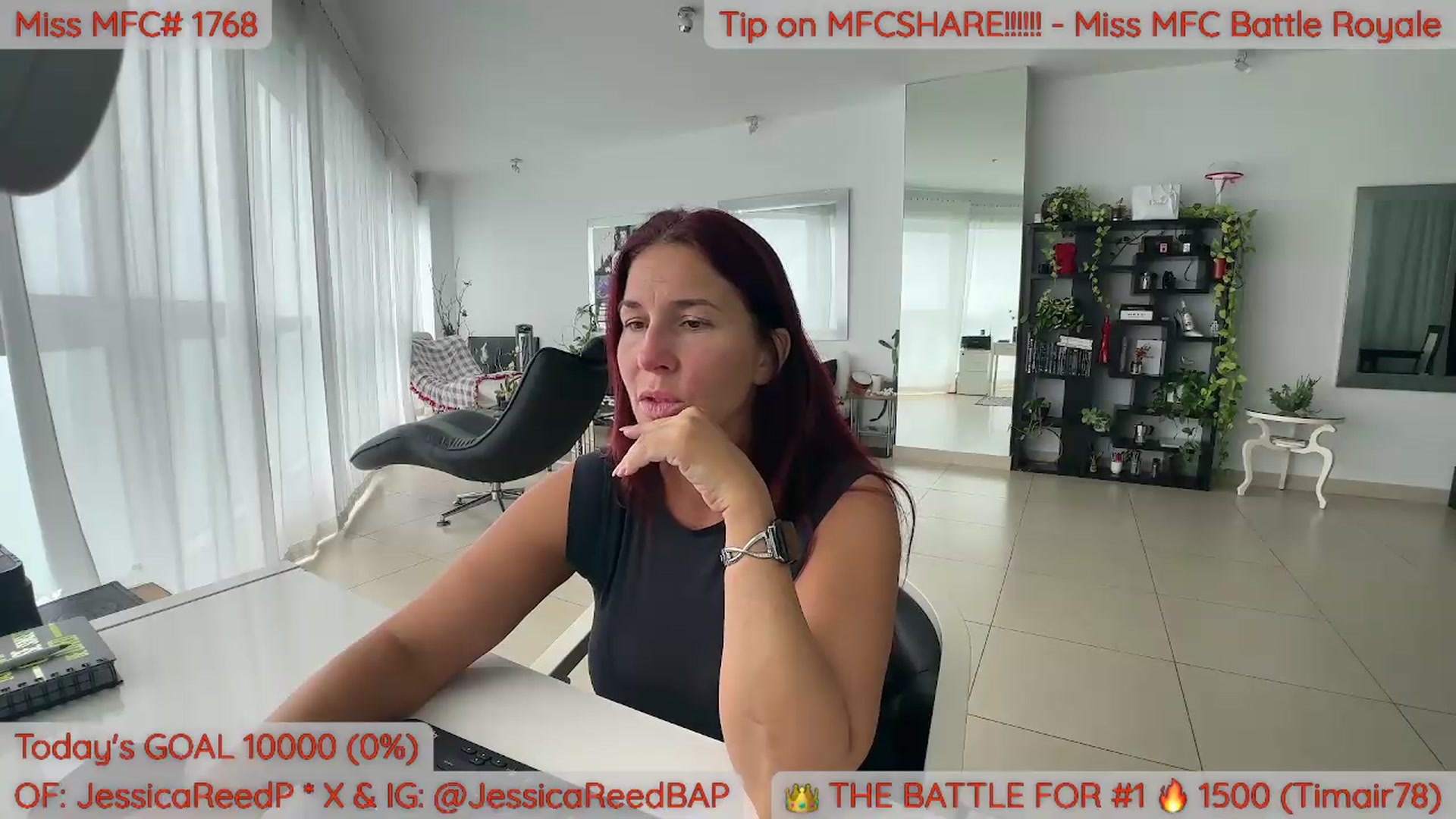 Gallery image thumbnail from JessicaReedP's myfreecams stream on, 09/07/2026, 16:31 image 5 of 20