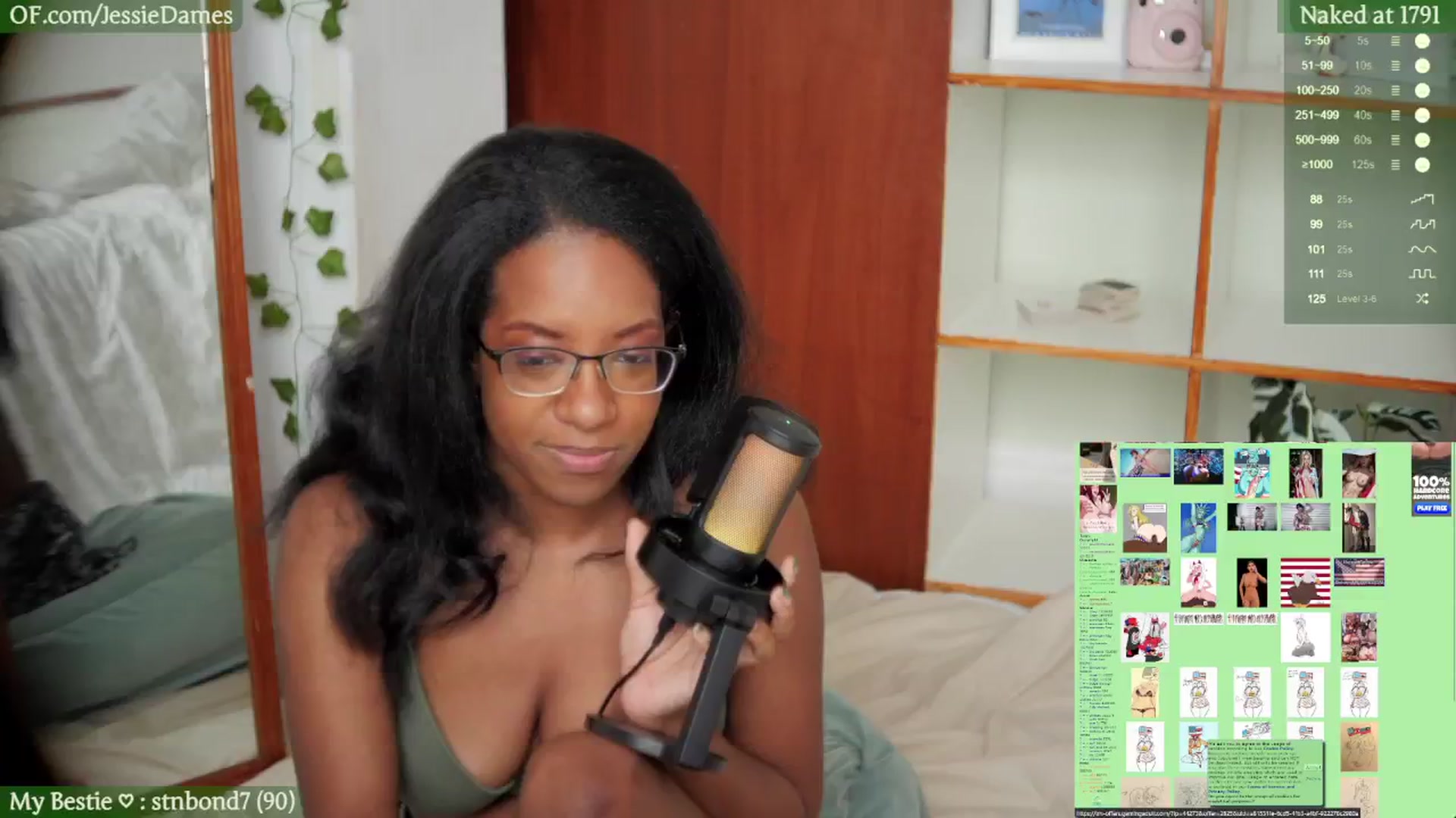 Gallery image thumbnail from JessieDames's myfreecams stream on, 07/04/2024, 17:01 image 5 of 20