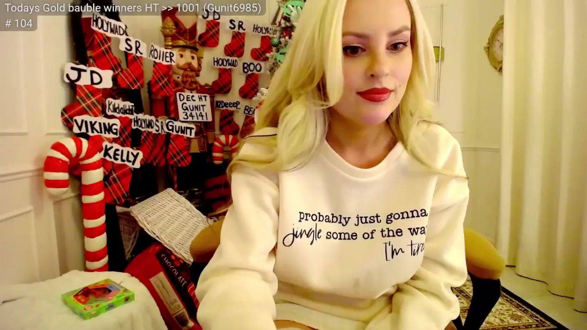 Gallery image thumbnail from JingleK3lls's myfreecams stream on, 12/21/2025, 04:25 image 1 of 20